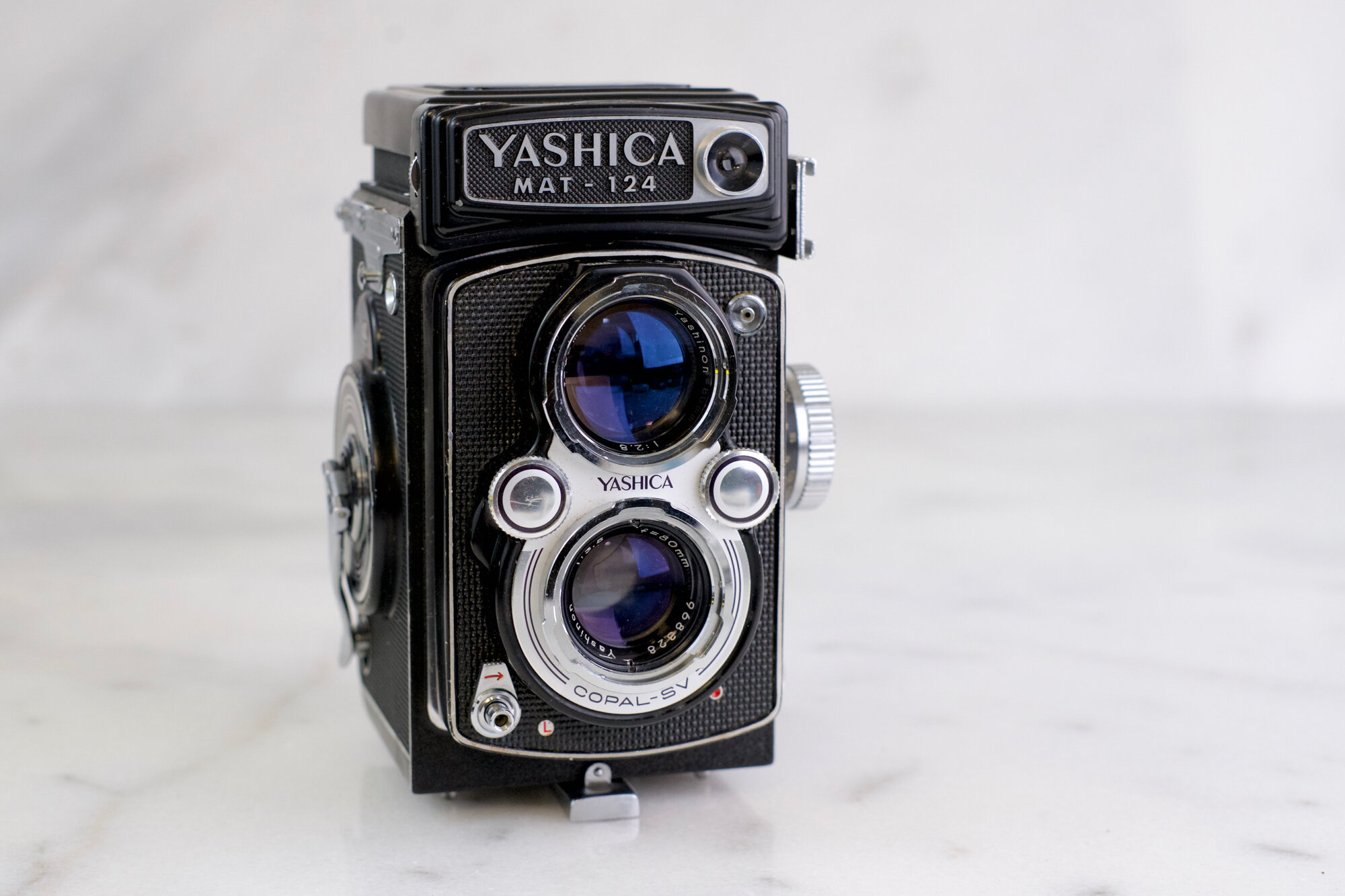 Yashica Mat 124 TLR Medium Format Film Camera with Recent CLA — F Stop
