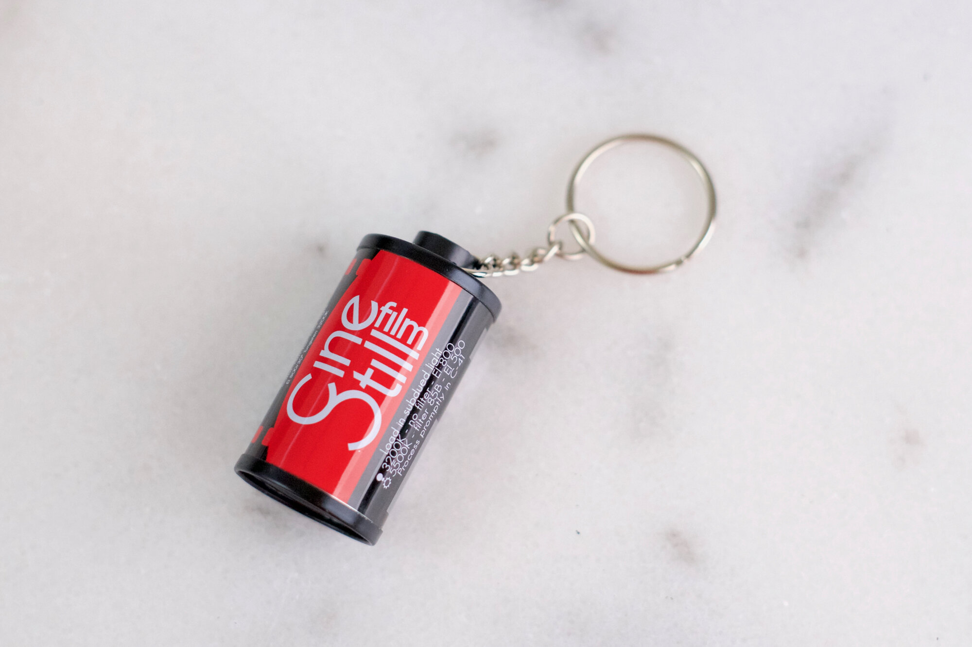 Cinestill 800 T 35mm Film Canister Key Chain