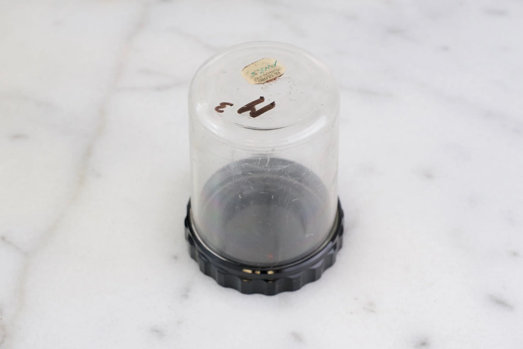 Leica M Mount Bubble Lens Case - 4 Inches (10cm) Made by Ernst Leitz Wetzlar (Marked)