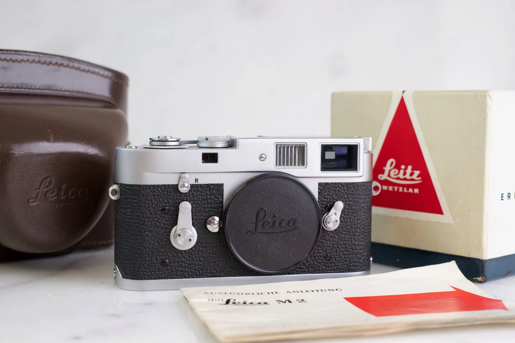 Leica M2 35mm Film Rangefinder Camera with Leica M2 Box, Leica 