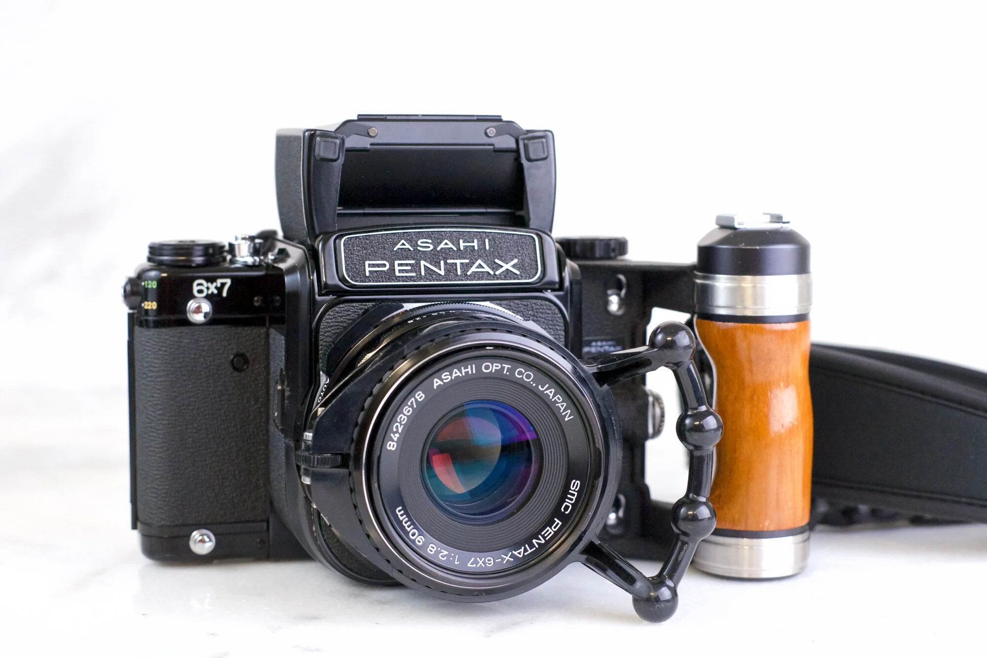 ペンタックス 67 固定ピントフード？ PENTAX ジャンク扱い 