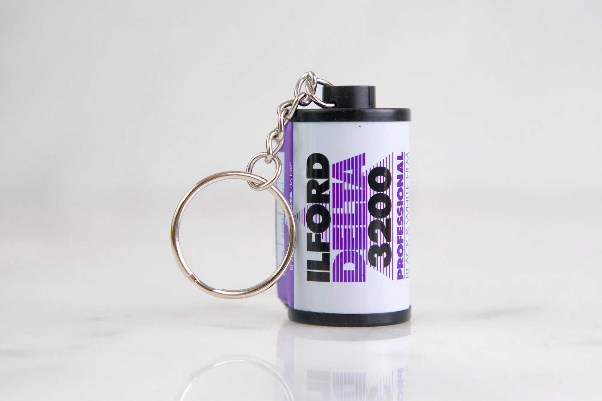 Ilford Delta 3200 35mm Film Canister Key Chain