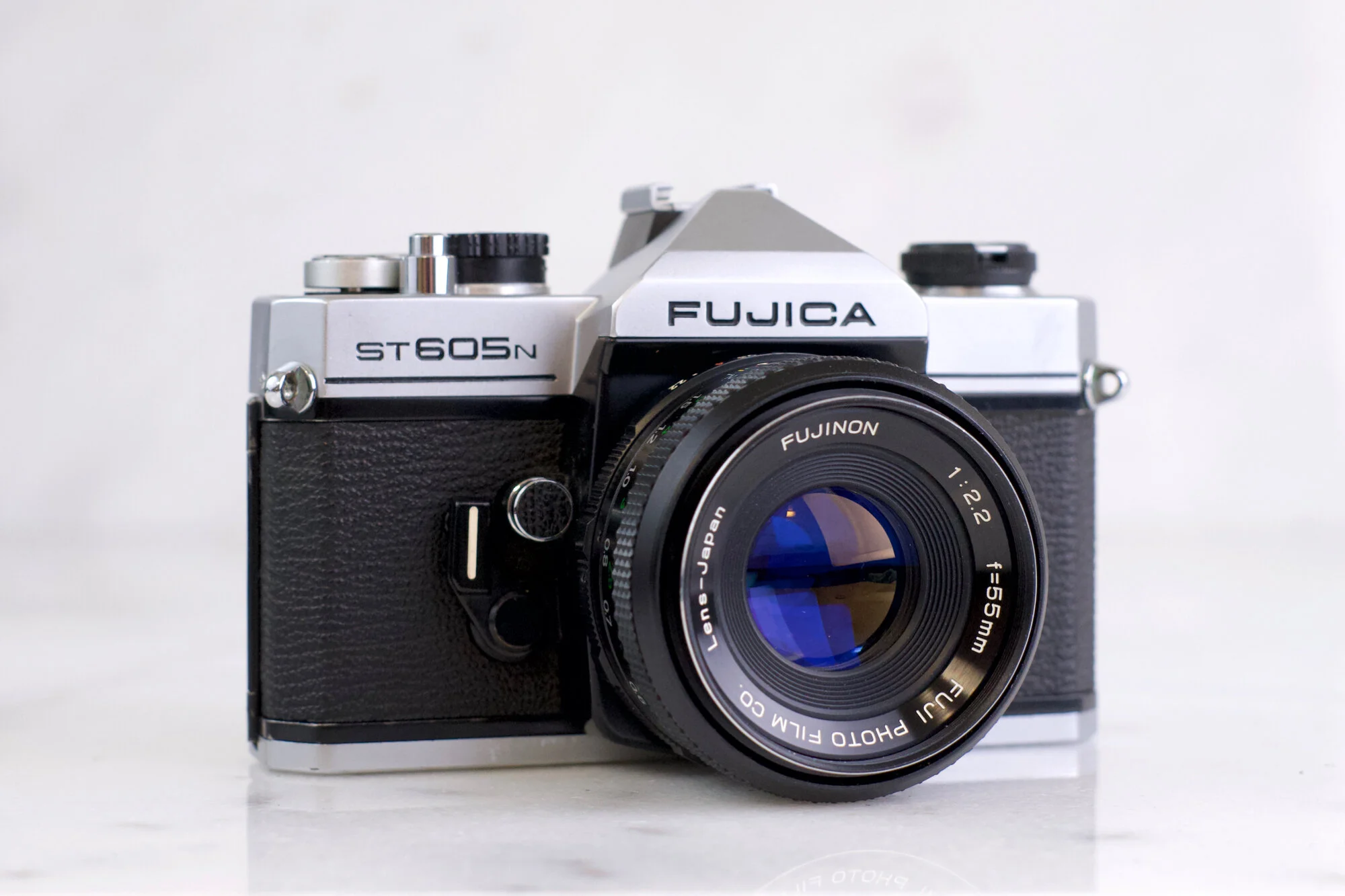 Fujifilm Fujica ST 605n SLR 35mm Film Camera with Fujifilm Fujinon 55mm f/2.2 Lens