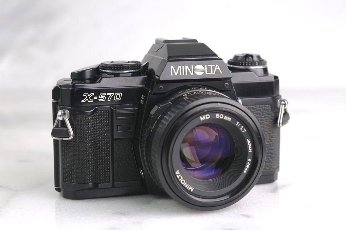 Minolta X-570 with 50mm lens