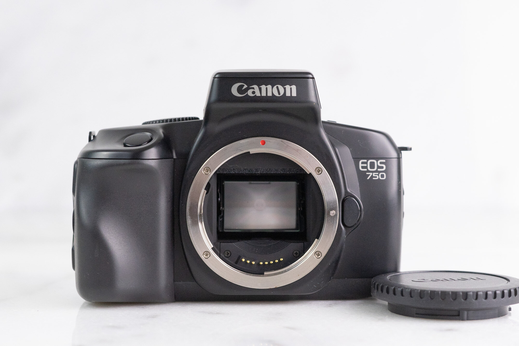 Canon EOS 20 20mm Film SLR Camera with Body Cap — F Stop Cameras