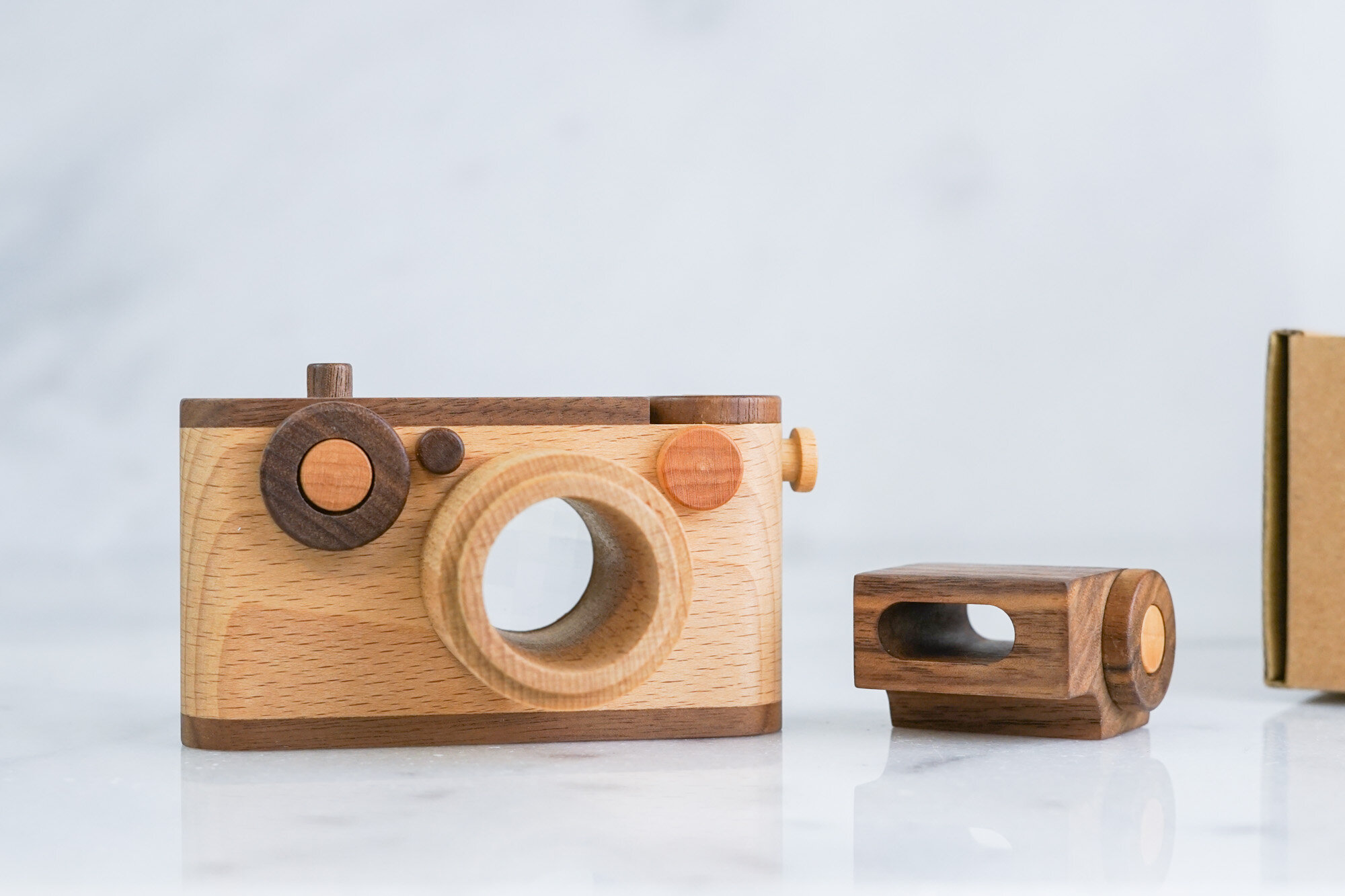 Father's Factory Wooden Toy Cameras Collection