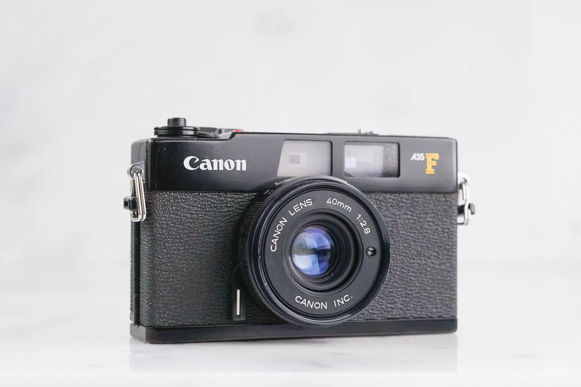 Canon A35F 35mm Film Rangefinder Camera Fully Functional with New
