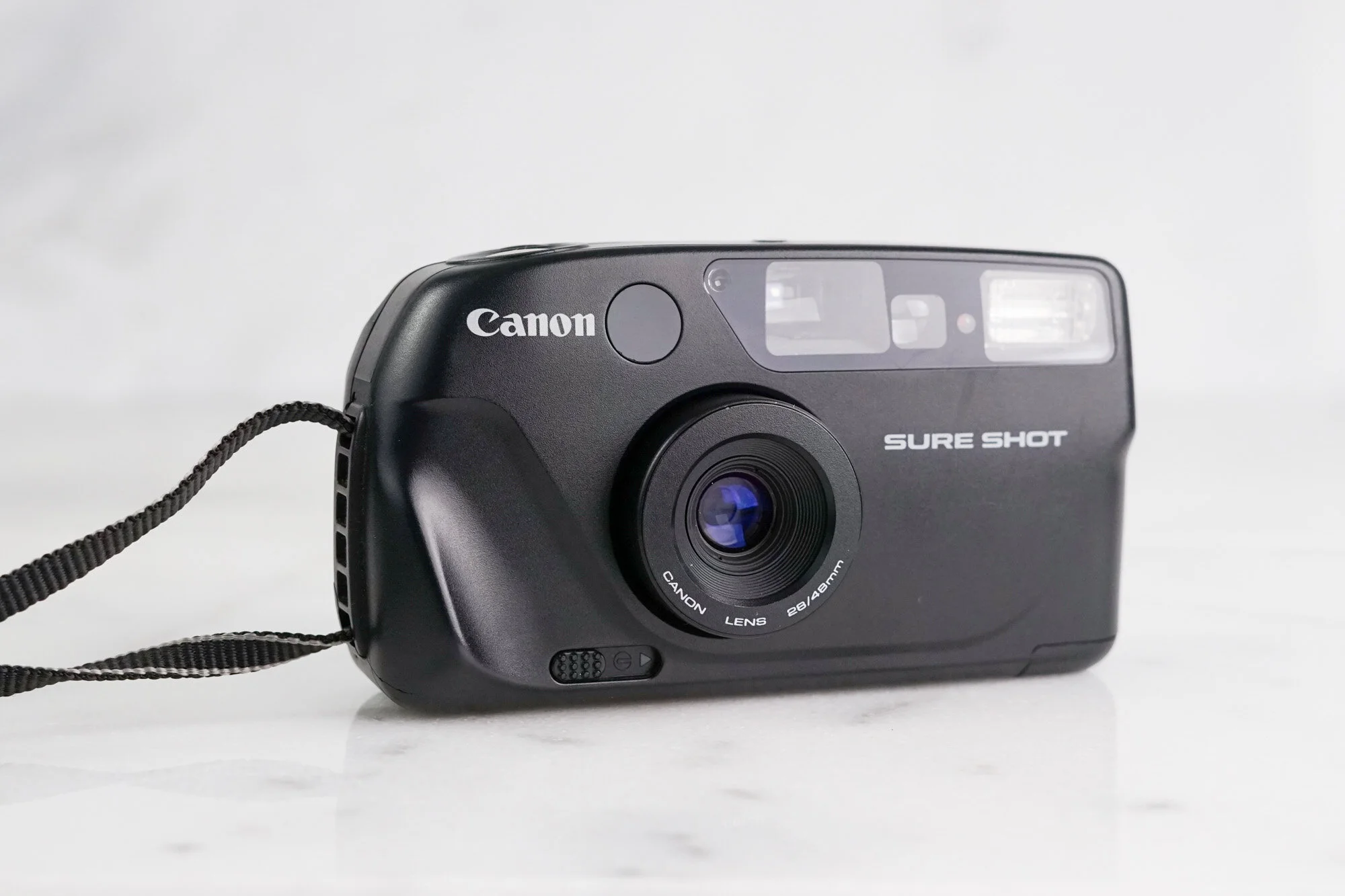 Canon Sure Shot 28mm and 48mm Lens Point and Shoot 35mm Film Camera - Fully Functional