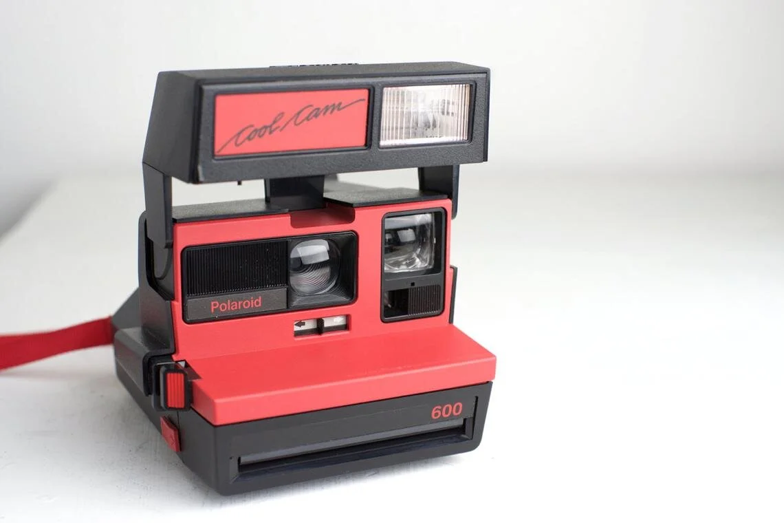 Polaroid Cool Cam 600 Red Limited Edition Instant Camera - Excellent - Fully Functional
