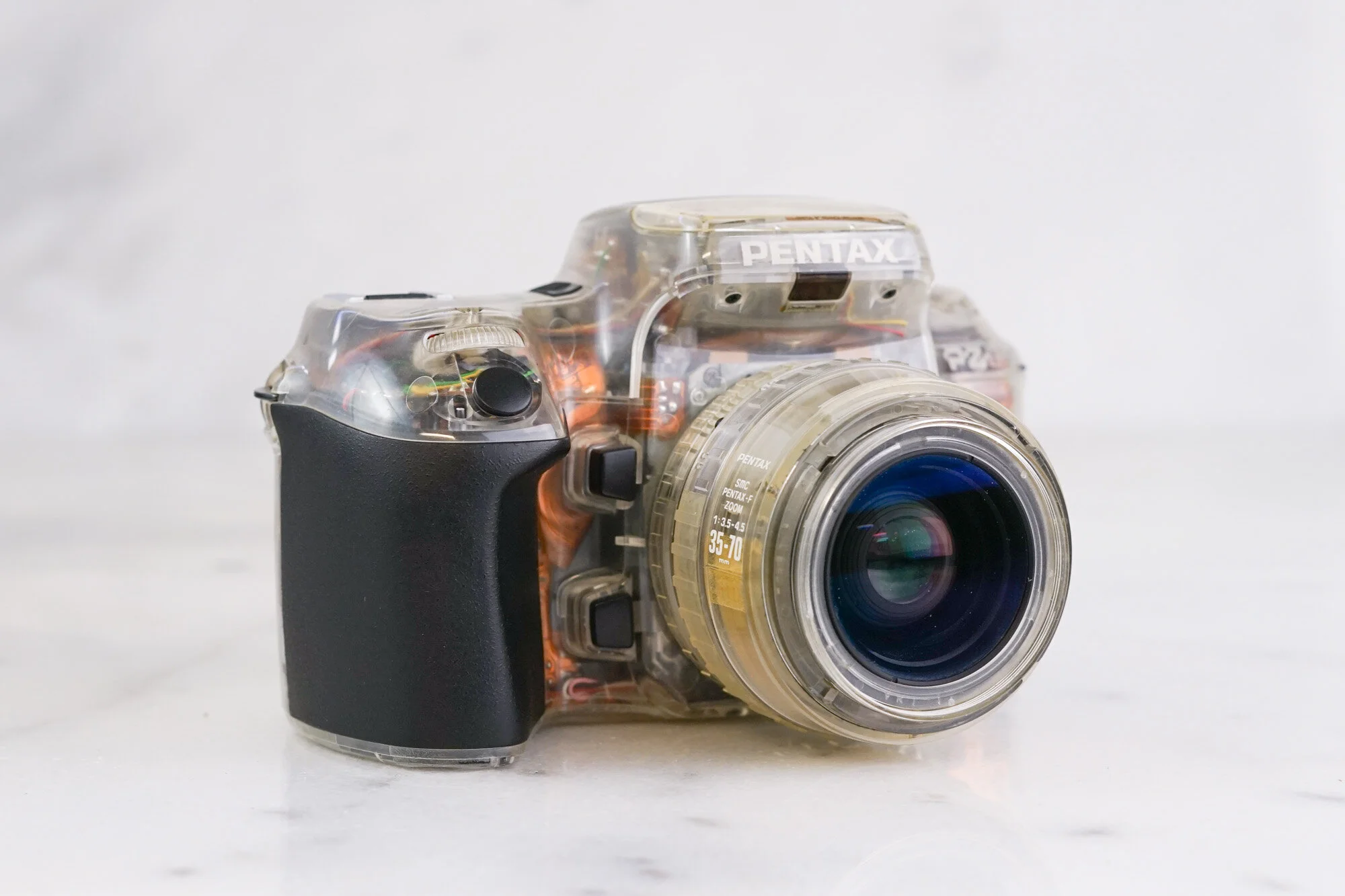 Pentax PZ1 See-Through Display Camera with Lens - Rare