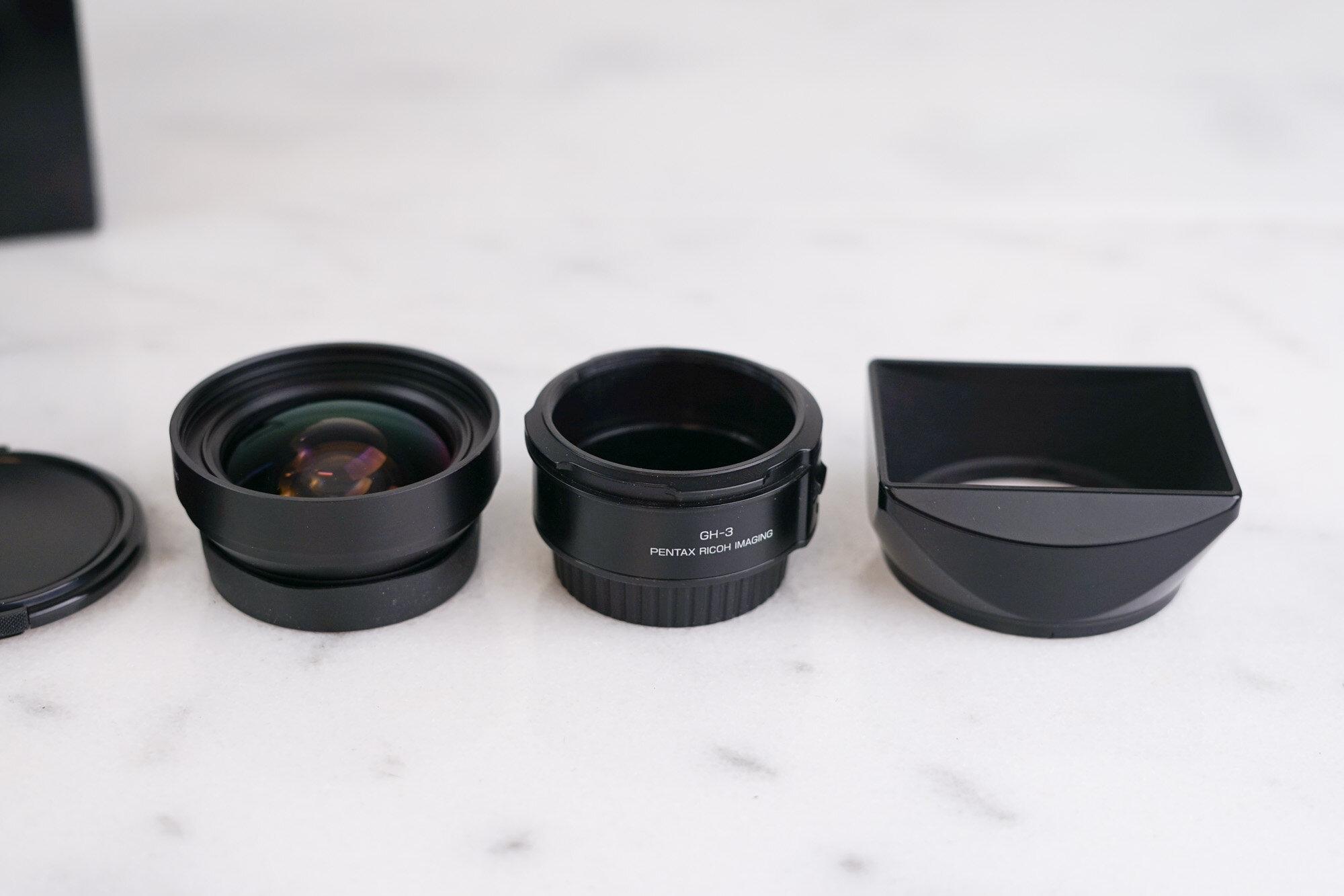 Ricoh GR GRII Wide Converter Lens GW-3 with Hood, and Adapter — F Cameras