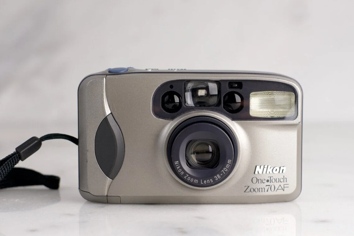 Nikon One Touch Zoom 70 AF Point and Shoot 35mm Film Camera