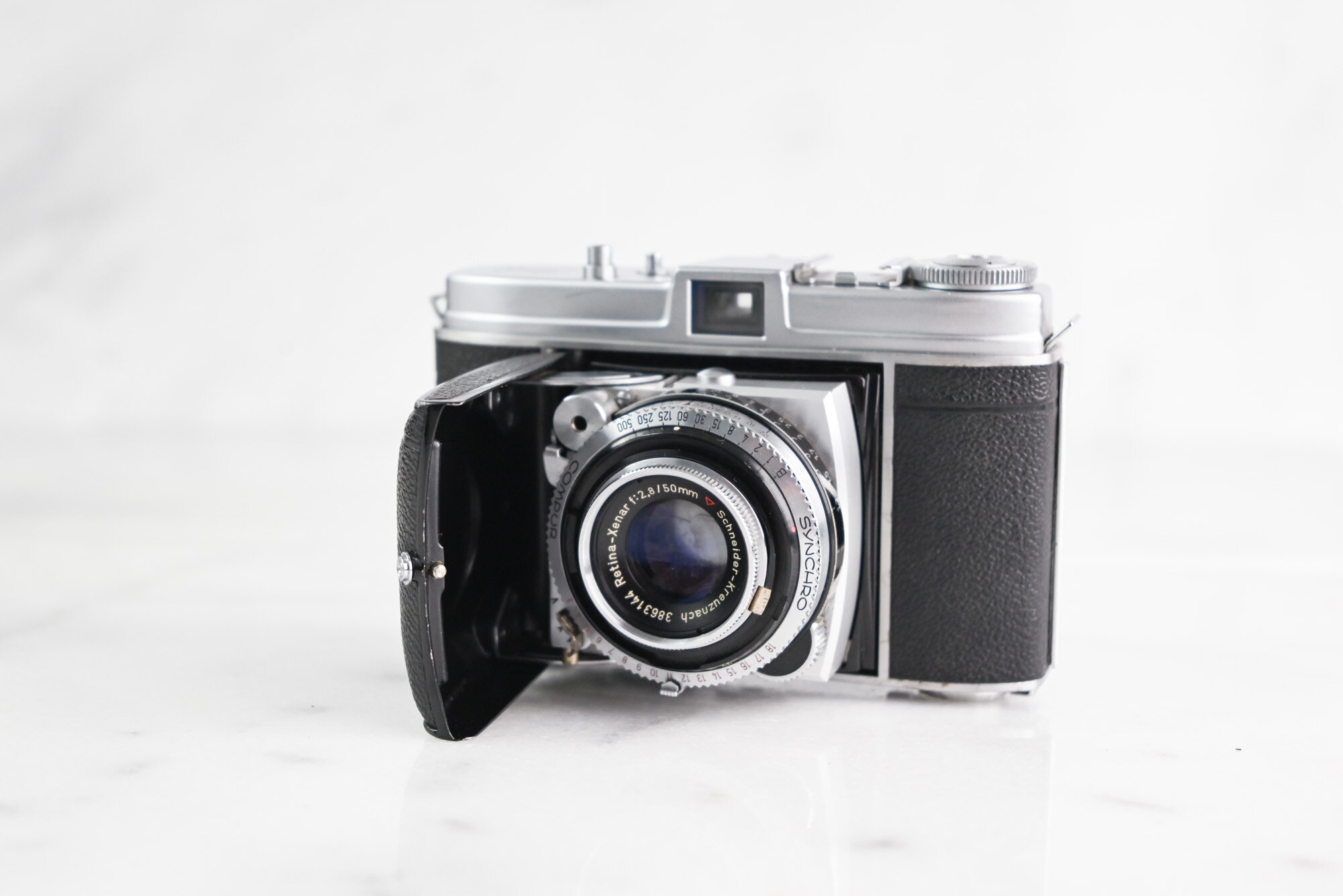 Kodak Retina Ib with Schneider Kreuznach Retina-Xenar 50mm F/2.8 Lens - Fully Functional 35mm Film Scale Focus Camera