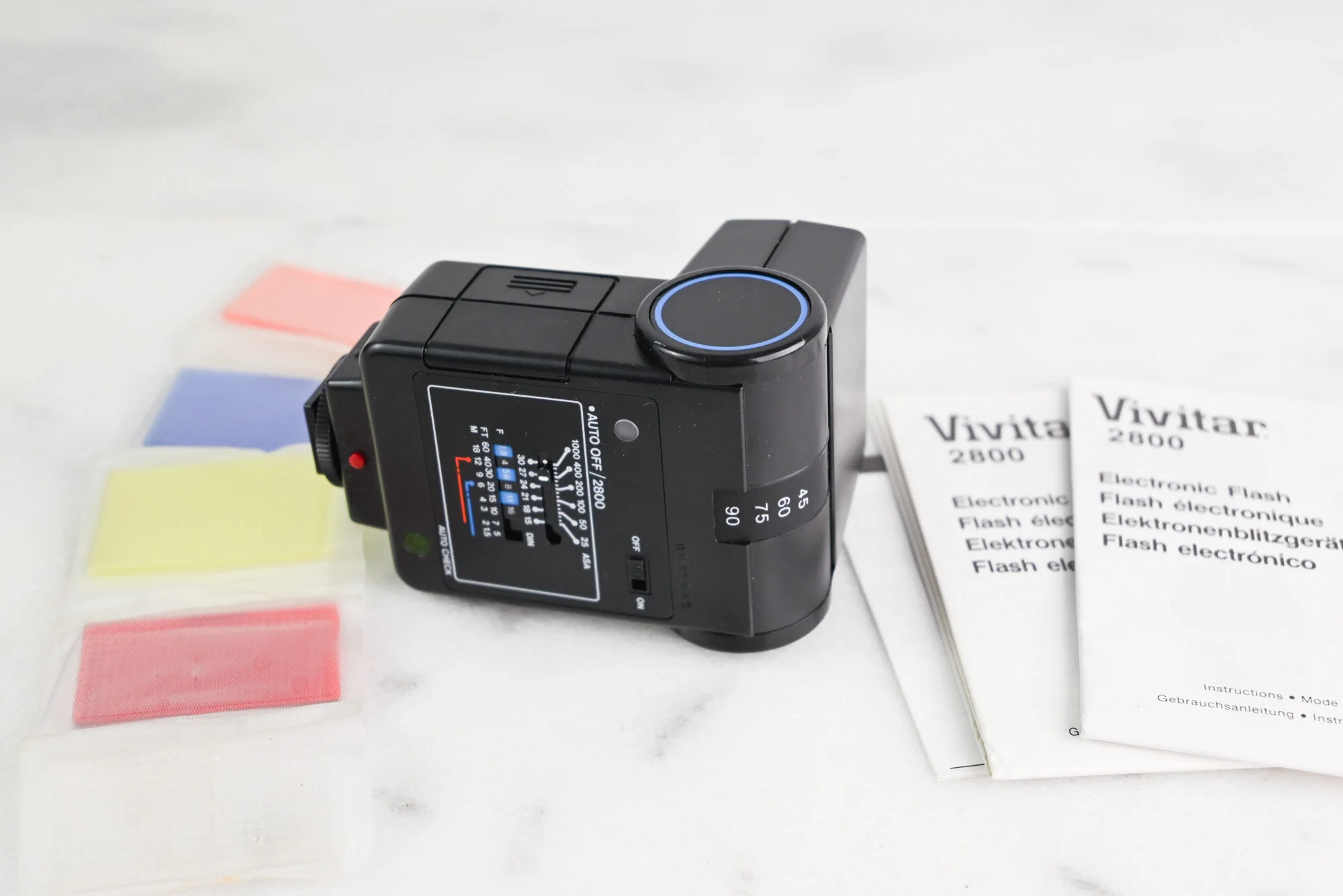 Flash auto thyristor Vivitar 2800D pour appareils photo
