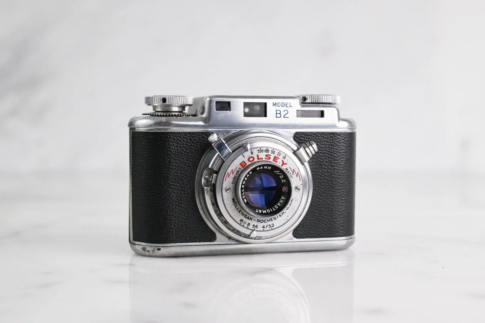 Bolsey Model B2 35mm Film Rangefinder Camera - Fully Functional