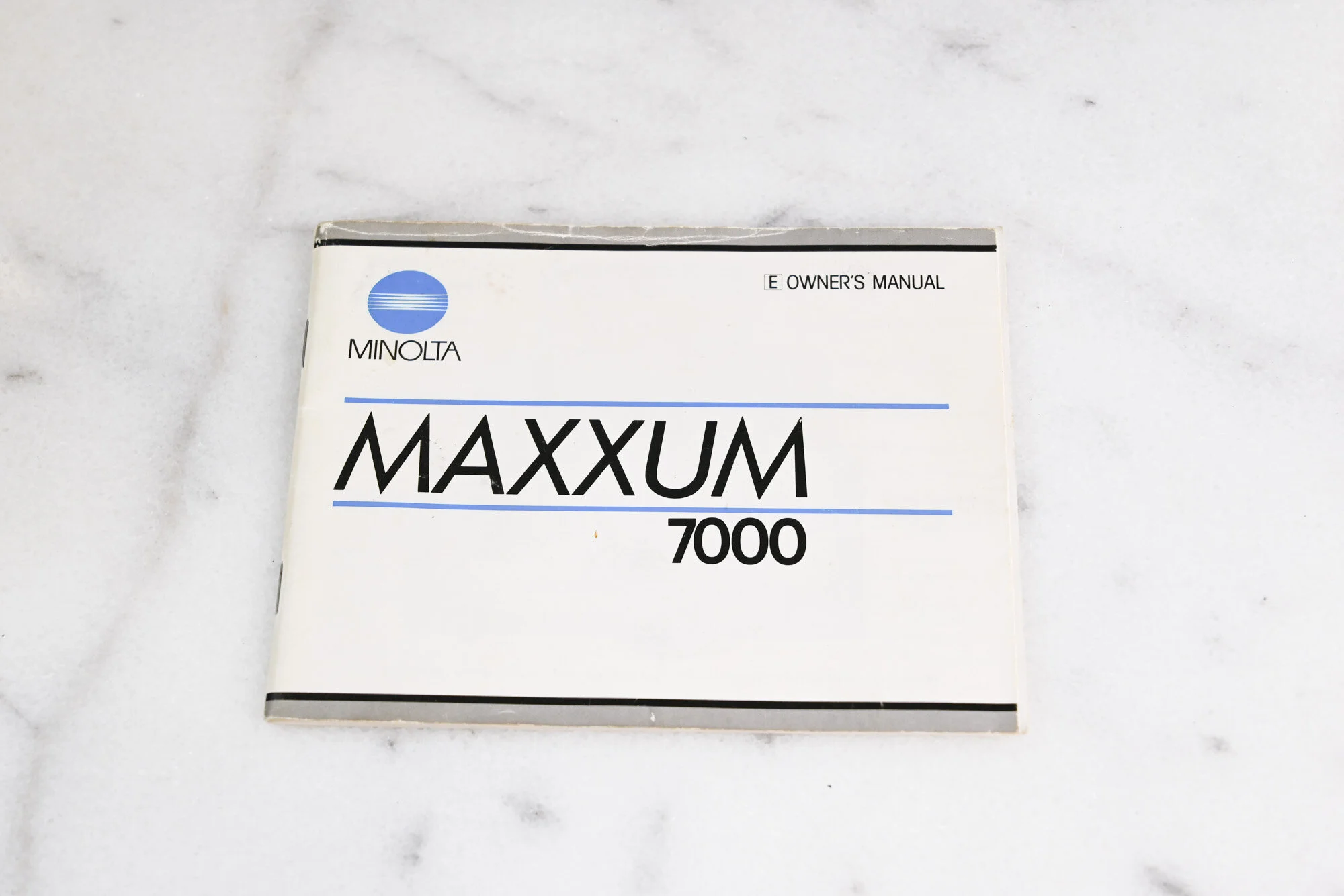 Minolta Maxxum 7000 Original Users Manual