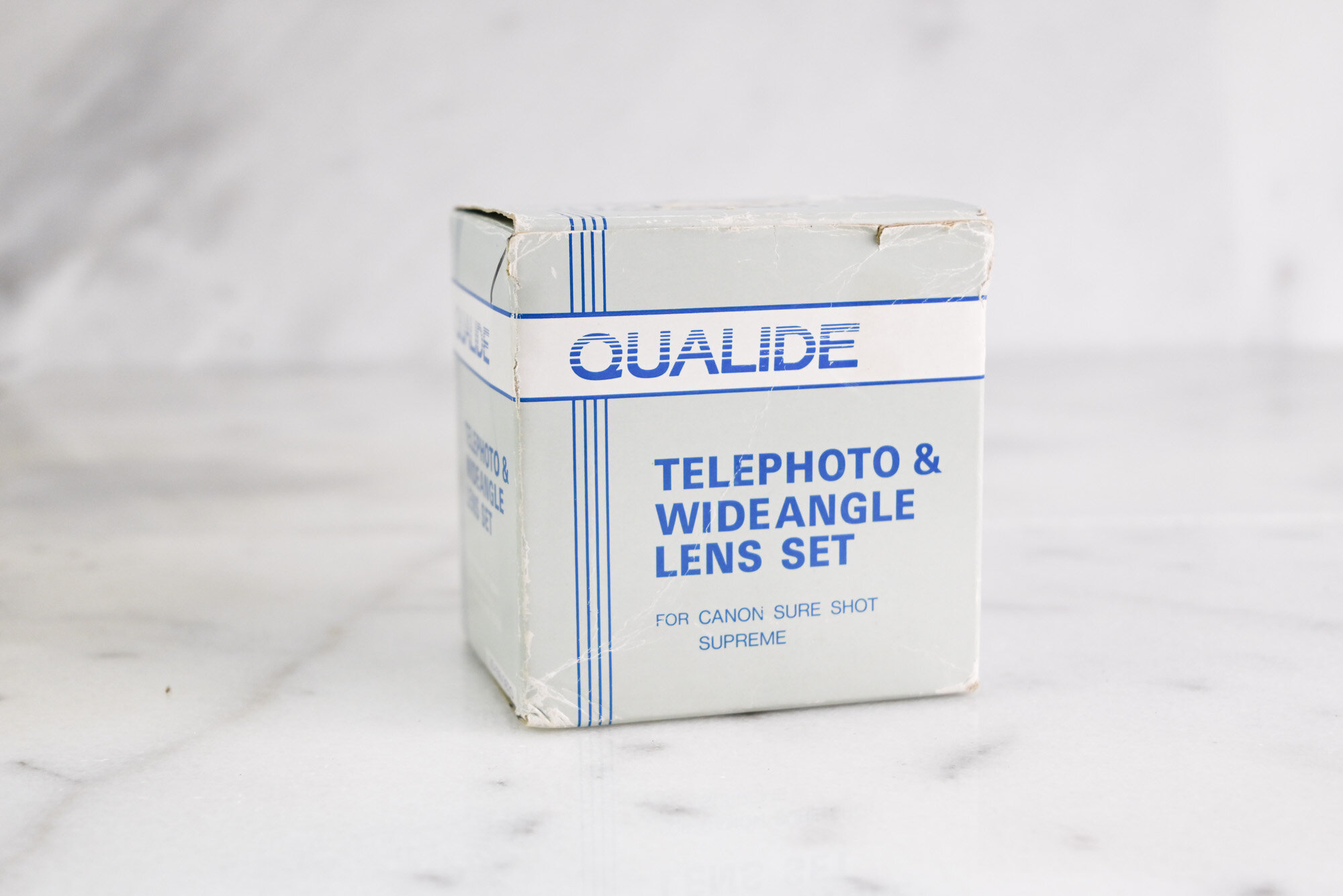 Canon Sure Shot Supreme Auxiliary Lens Set - Wide Angle, Telephoto, Case, Box