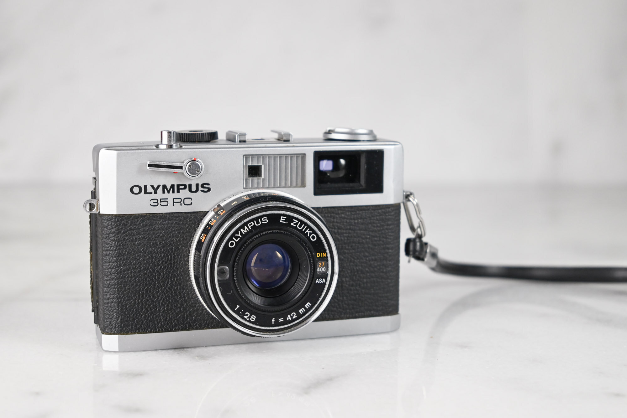 Olympus 35 RC 35mm Film Rangefinder Camera with Batteries - Fully Functional