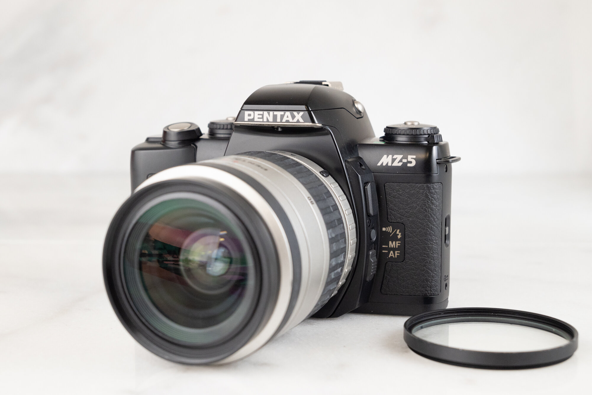 Pentax MZ-5 35mm Film Camera with SMC Pentax 28-80mm FA F/3.5-5.6 Lens - Fully Functional