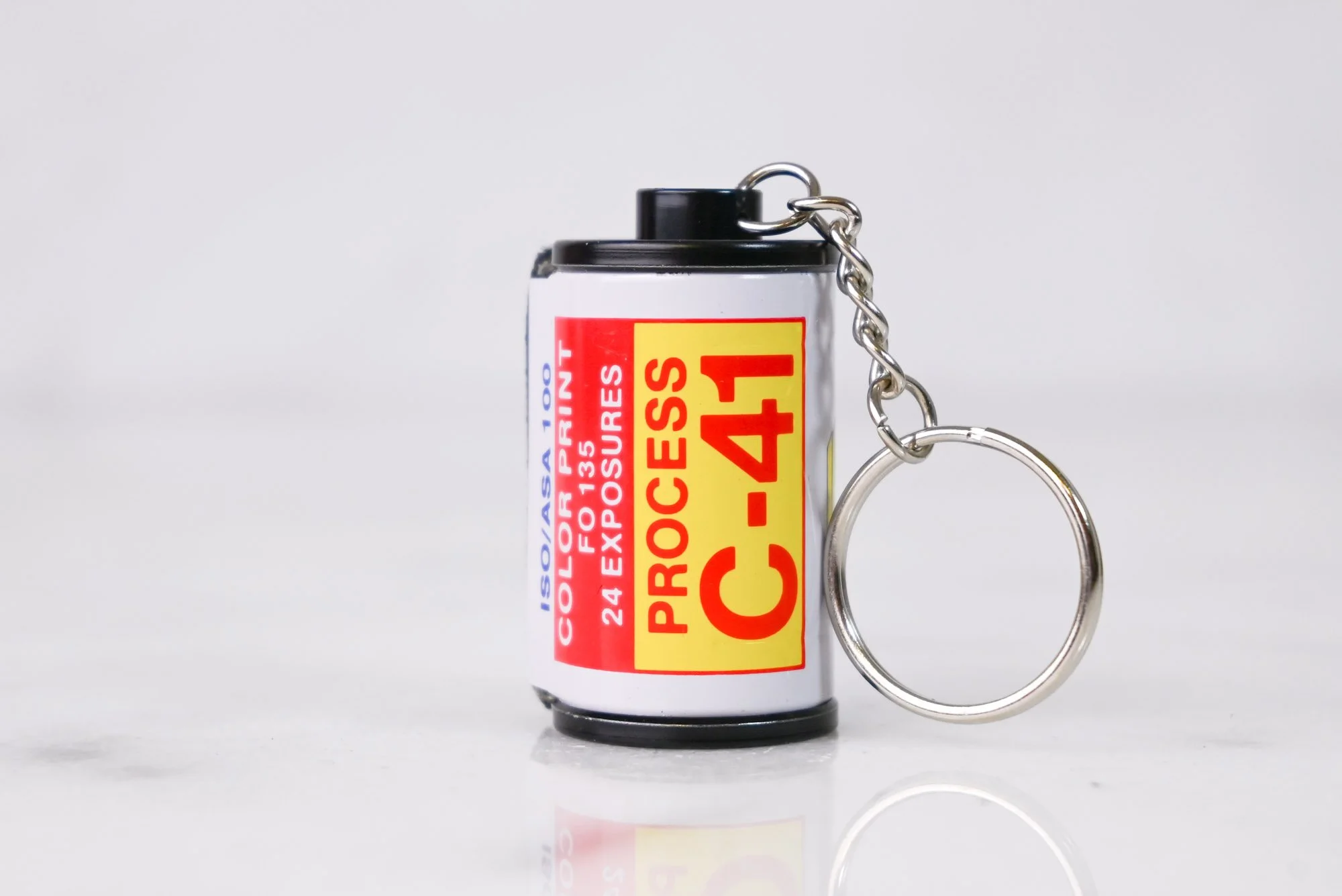 Fotomat C41 35mm Film Canister Key Chain