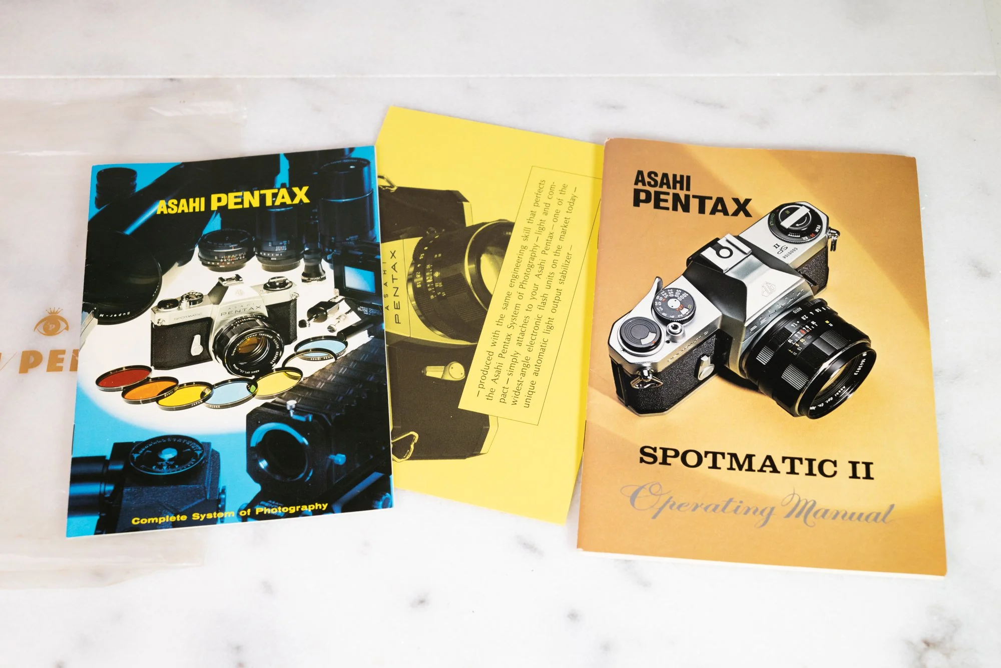 Pentax Spotmatic II Original Users Manual with Additional Materials