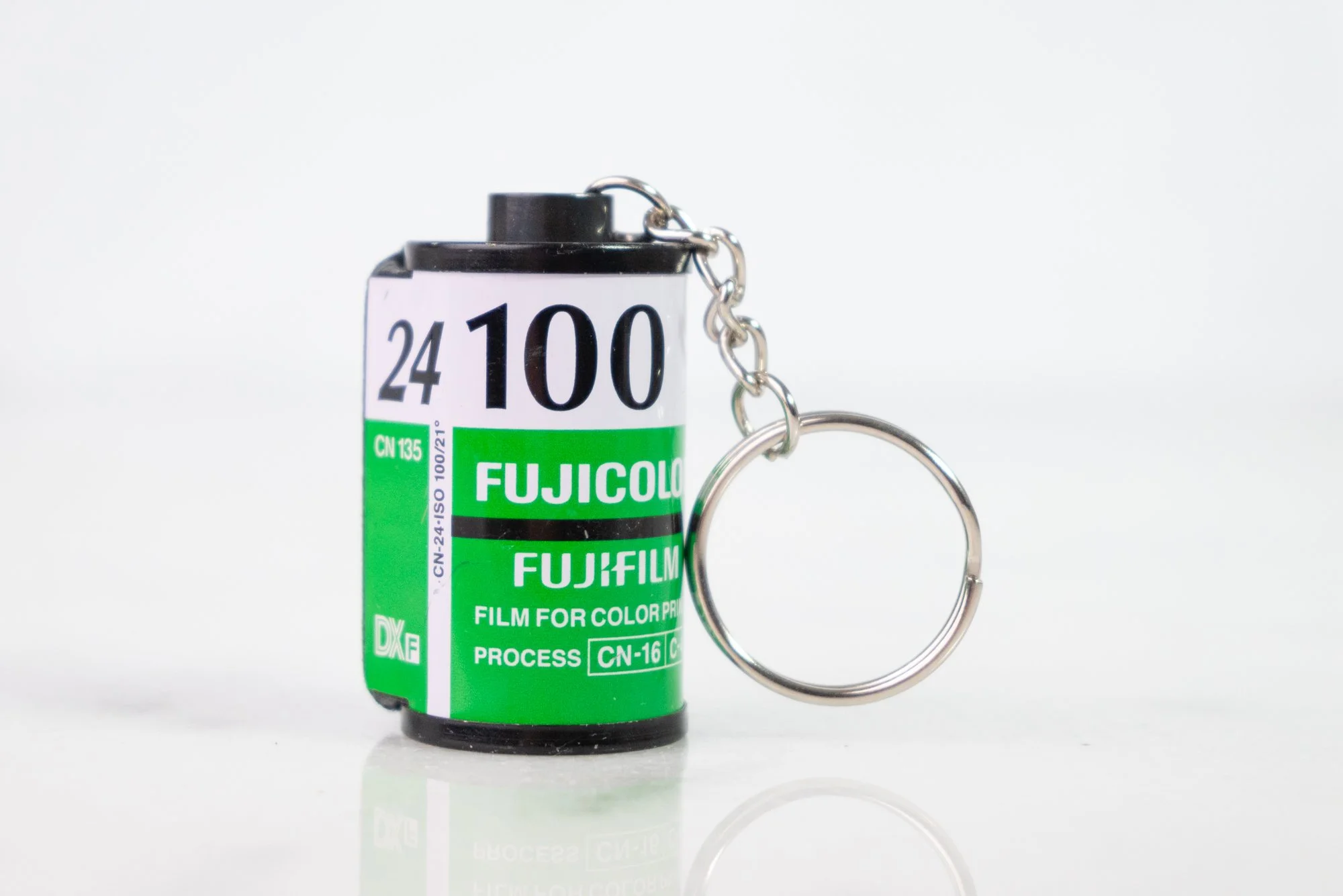 Fujifilm Fujicolor 100 35mm Film Canister Key Chain