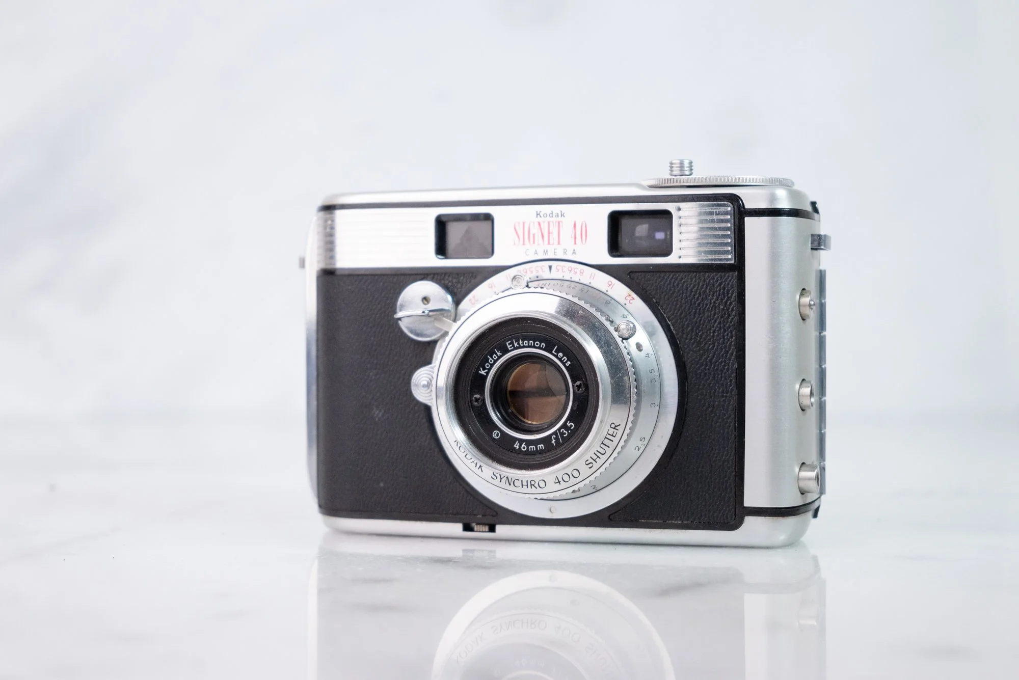 Kodak Signet 40 with Kodak Ektanon 46mm F/3.5 Lens - Fully Functional 35mm Film Rangefinder Camera