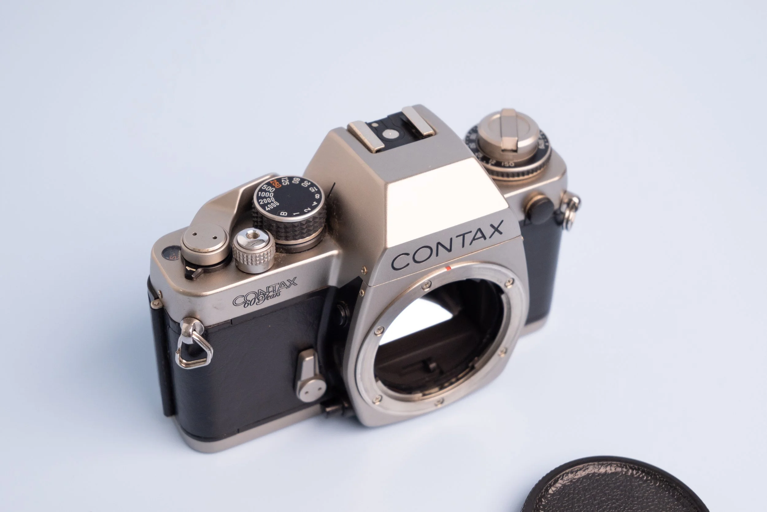 Contax S2 60 Years Edition 35mm Film SLR Camera with Body Cap — F 