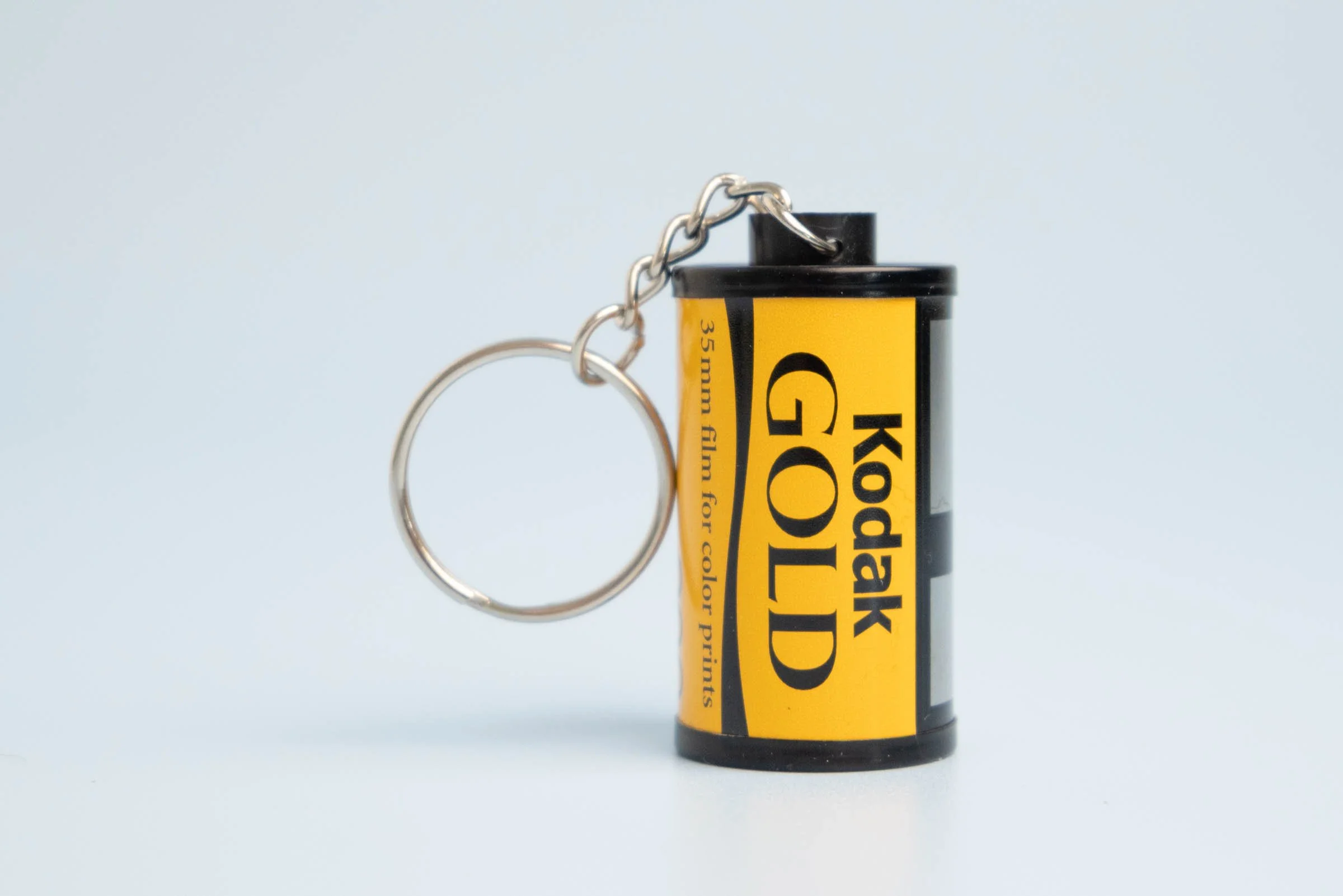 Kodak Gold 200 35mm Film Canister Key Chain