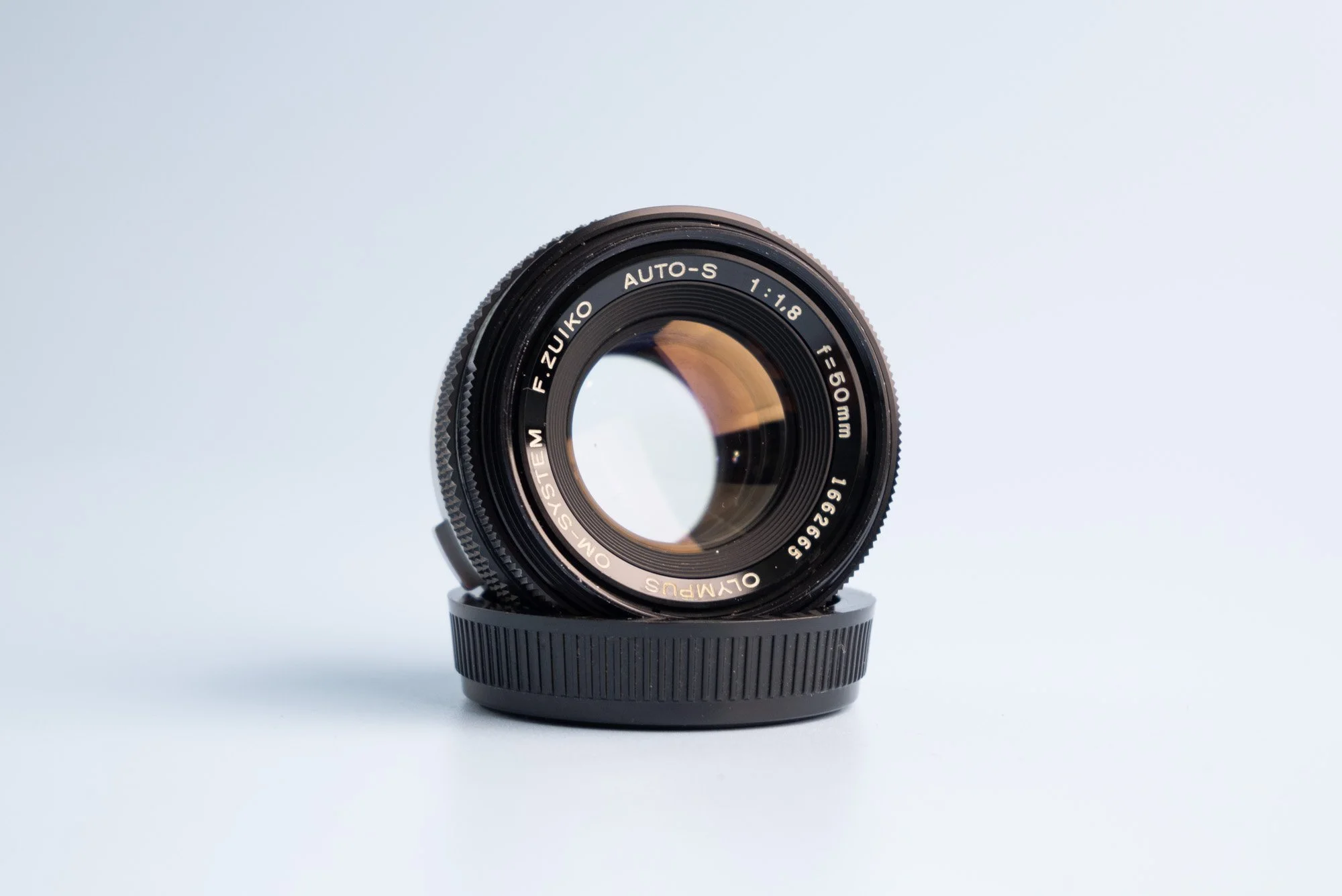 Olympus Zuiko 50mm F 1.8 Fast Prime Lens with Rear Cap