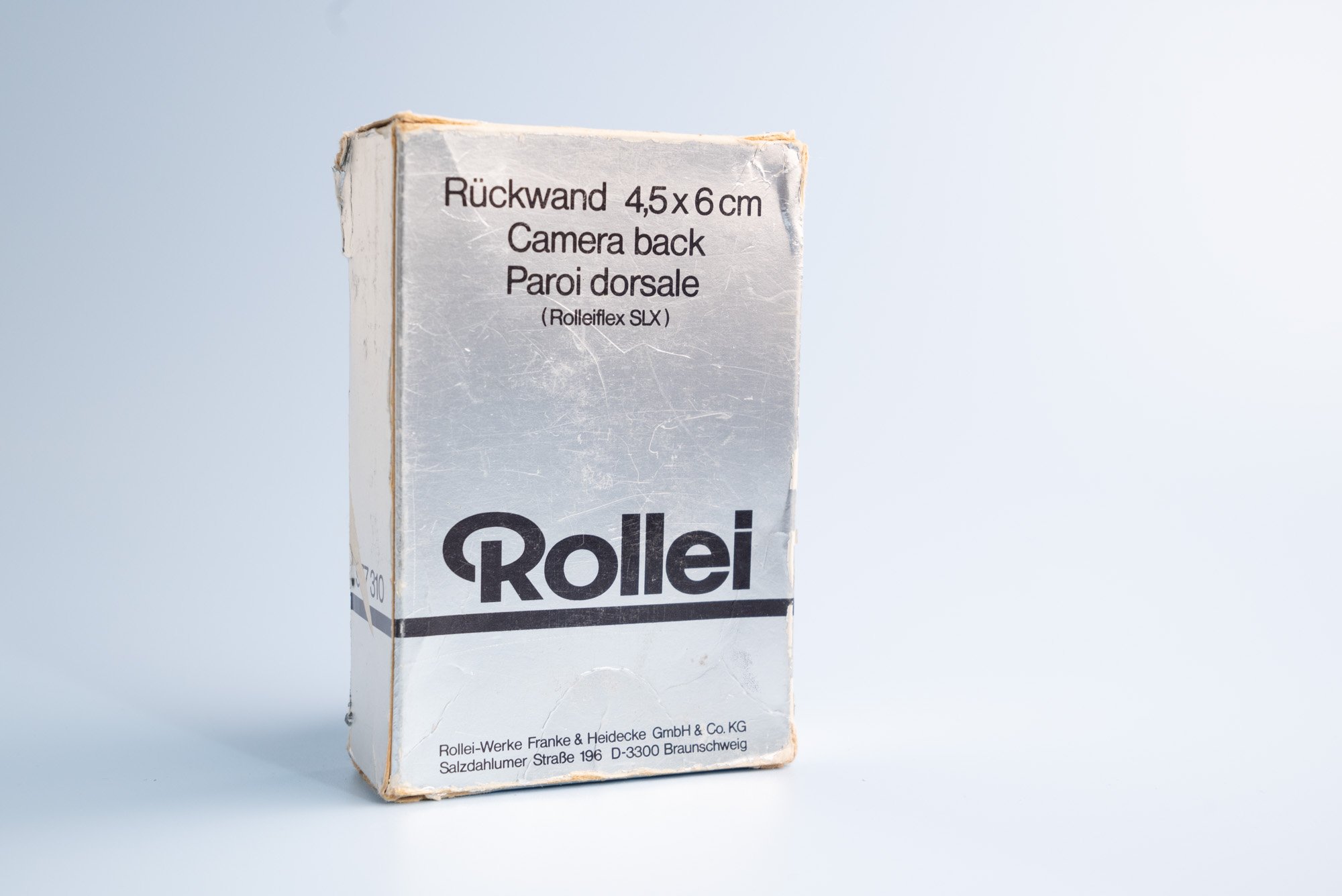 Rollei 4.5 x 6 cm 120 Film Back for Rollei SLX Medium Format Cameras