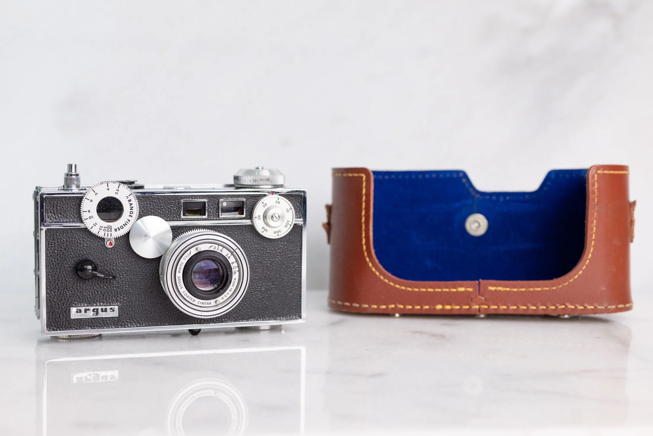 Canon Camera leather case mod. L, Rangefinder 35mm, Leica LTM