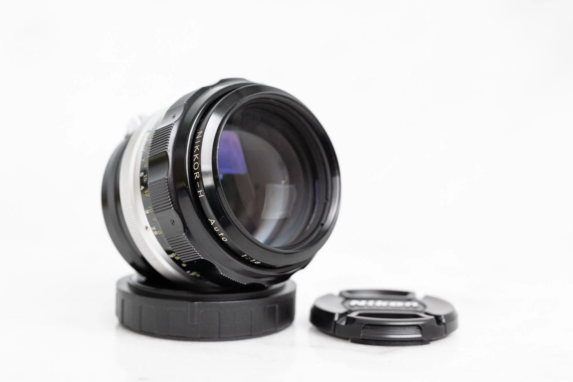 Nikon Nikkor H Auto 85mm F/1.8 Pre AI Fast Prime Lens with Filter  