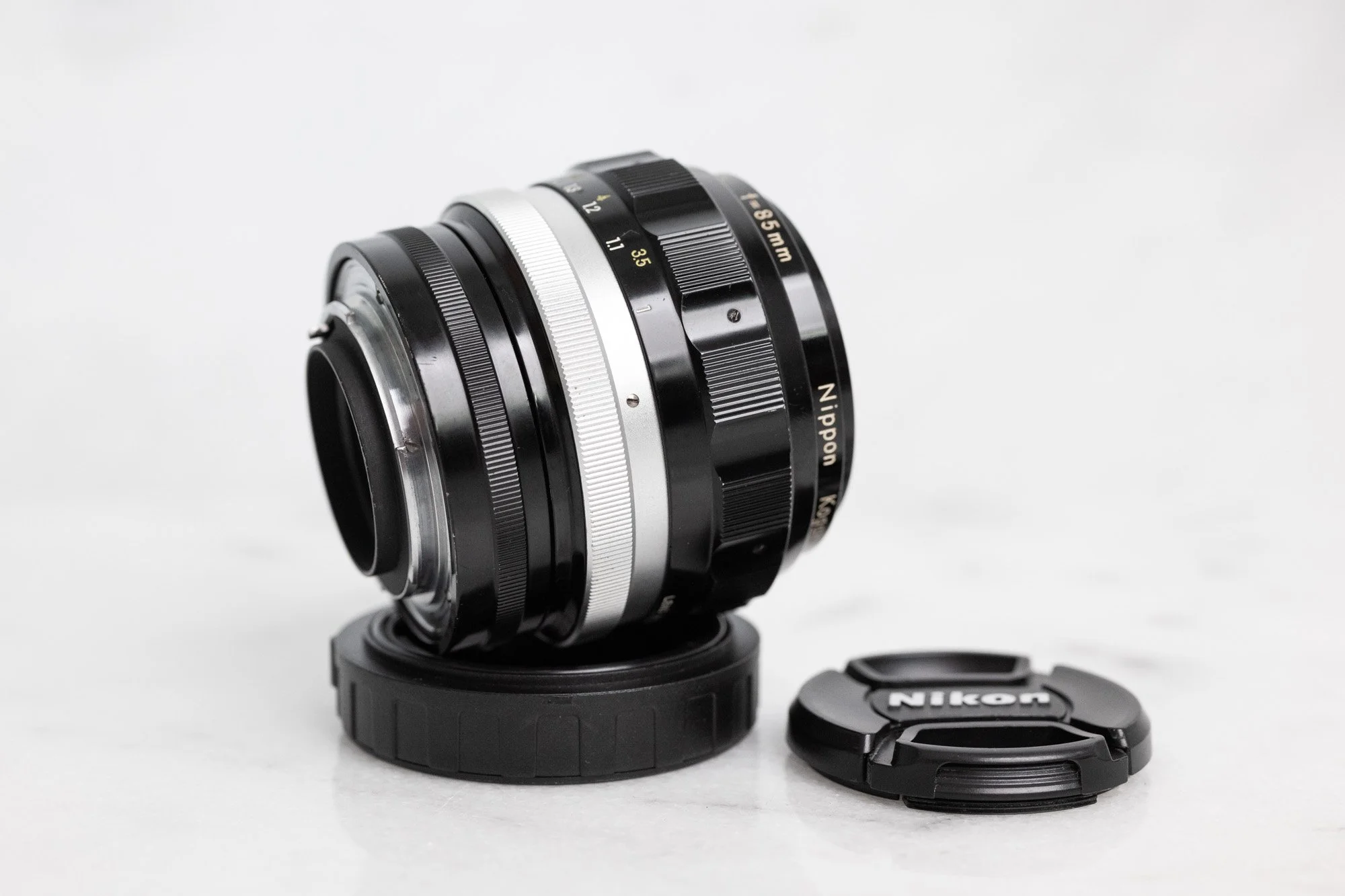 Nikon Nikkor H Auto 85mm Pre AI Fast Prime Lens with Filter