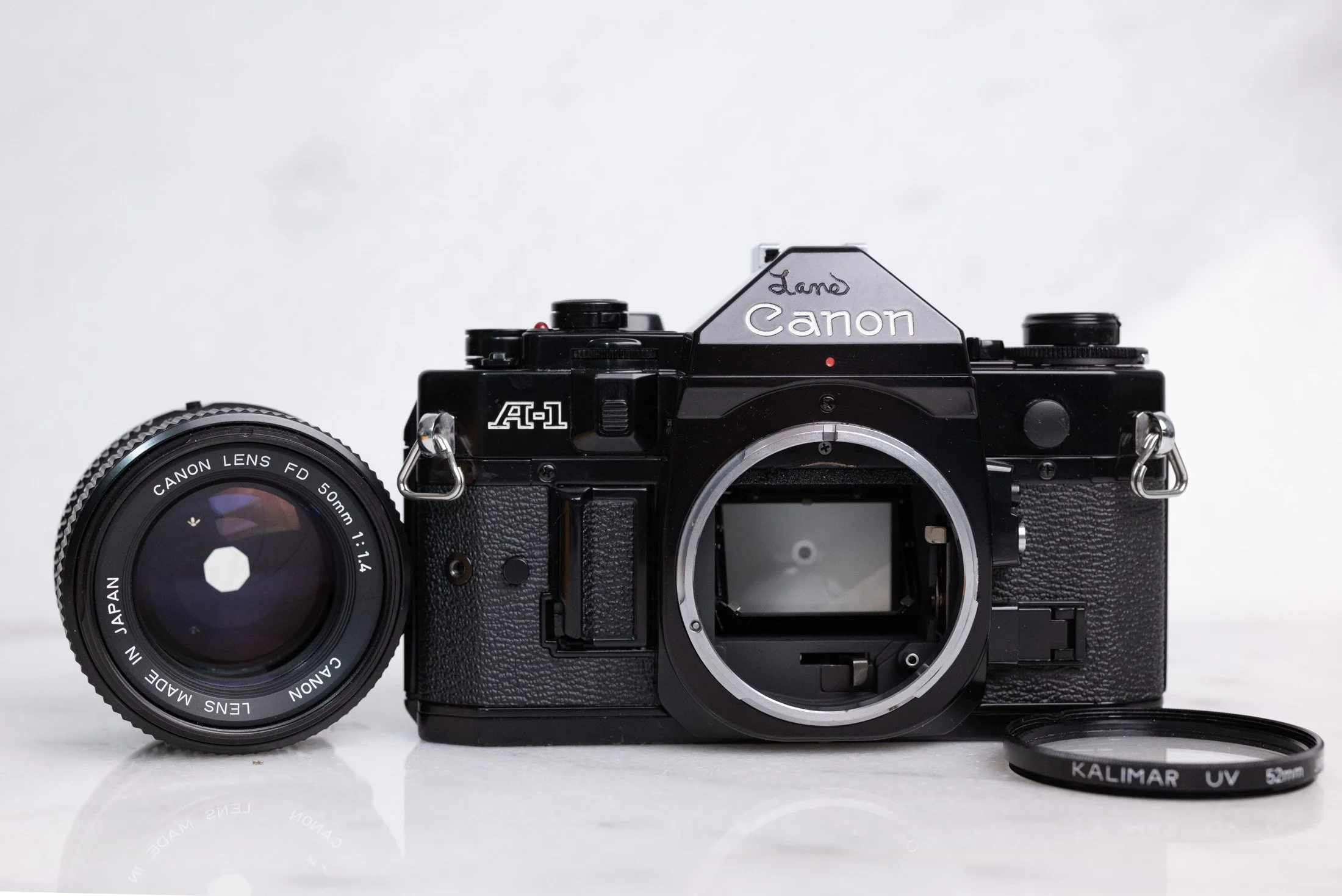 Canon A1 + objectif canon FD 1.4/50mm SSC