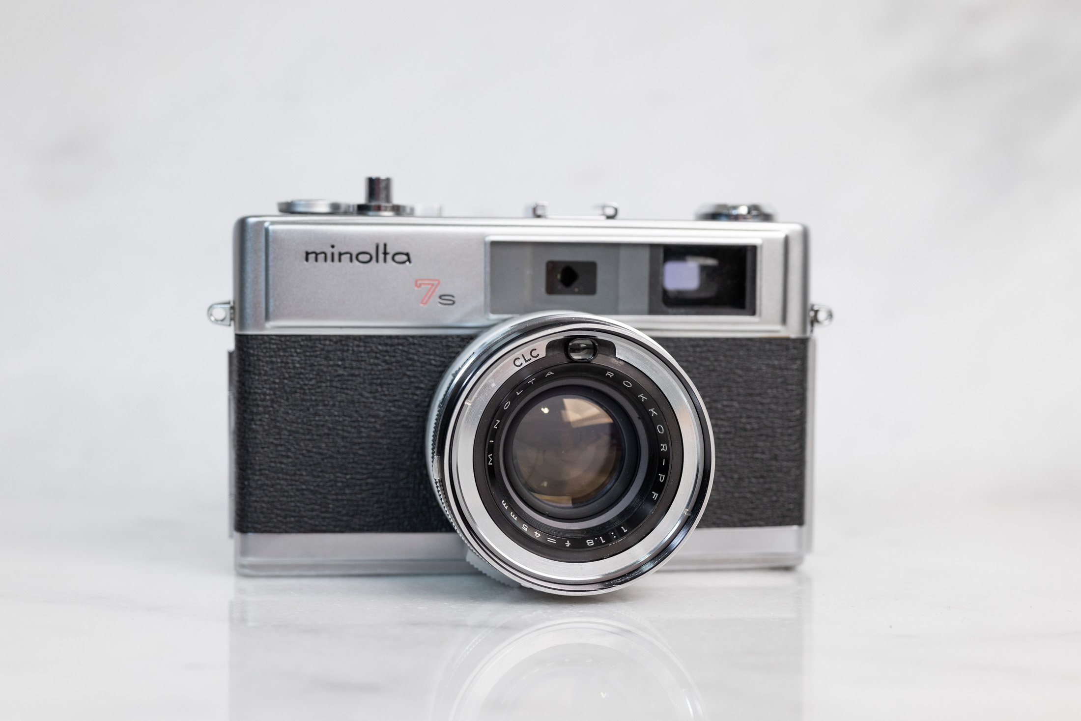 Minolta HiMatic 7s 35mm Film Rangefinder Camera with Batteries