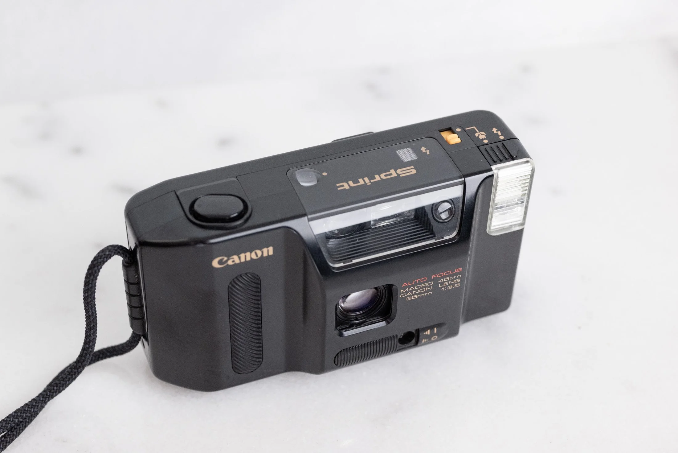 Canon Sprint Point and Shoot 35mm Film Camera Fully Functional