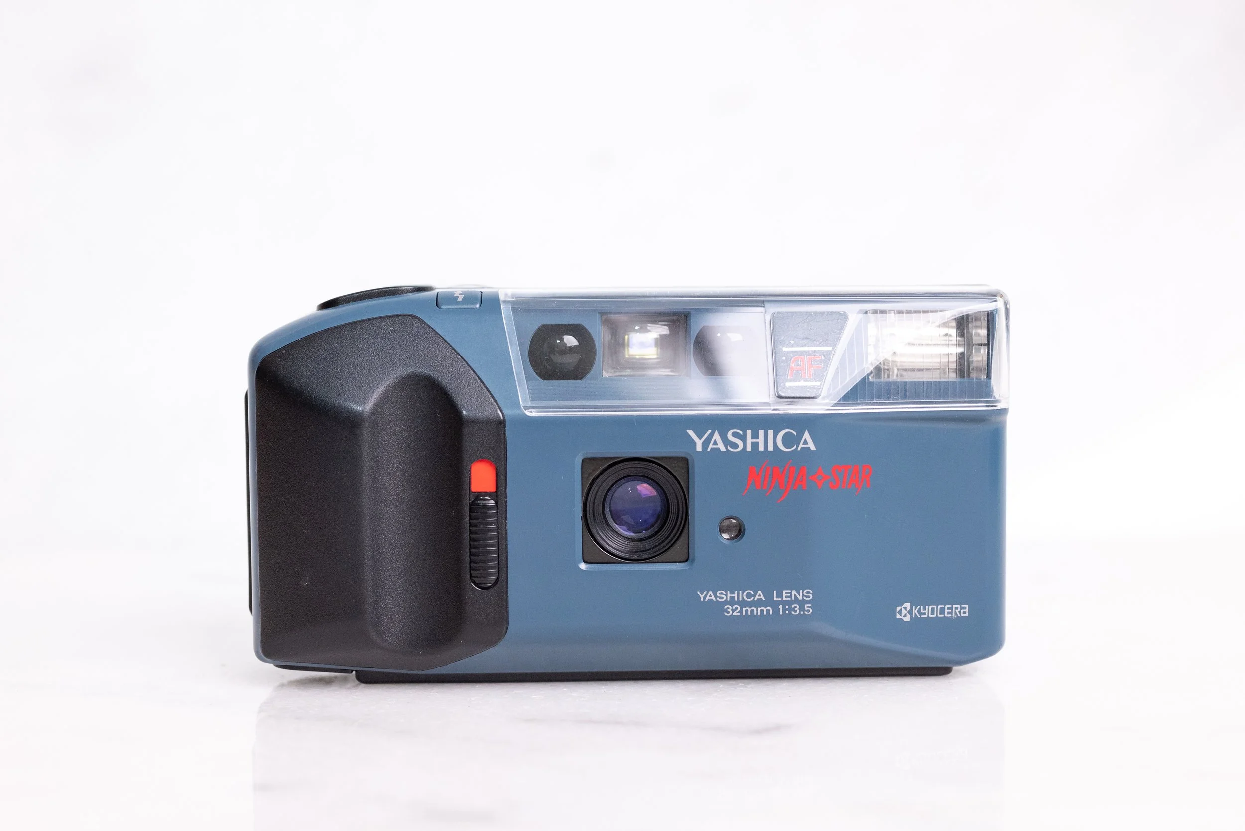 Yashica Ninja Star Point and Shoot 35mm Film Camera