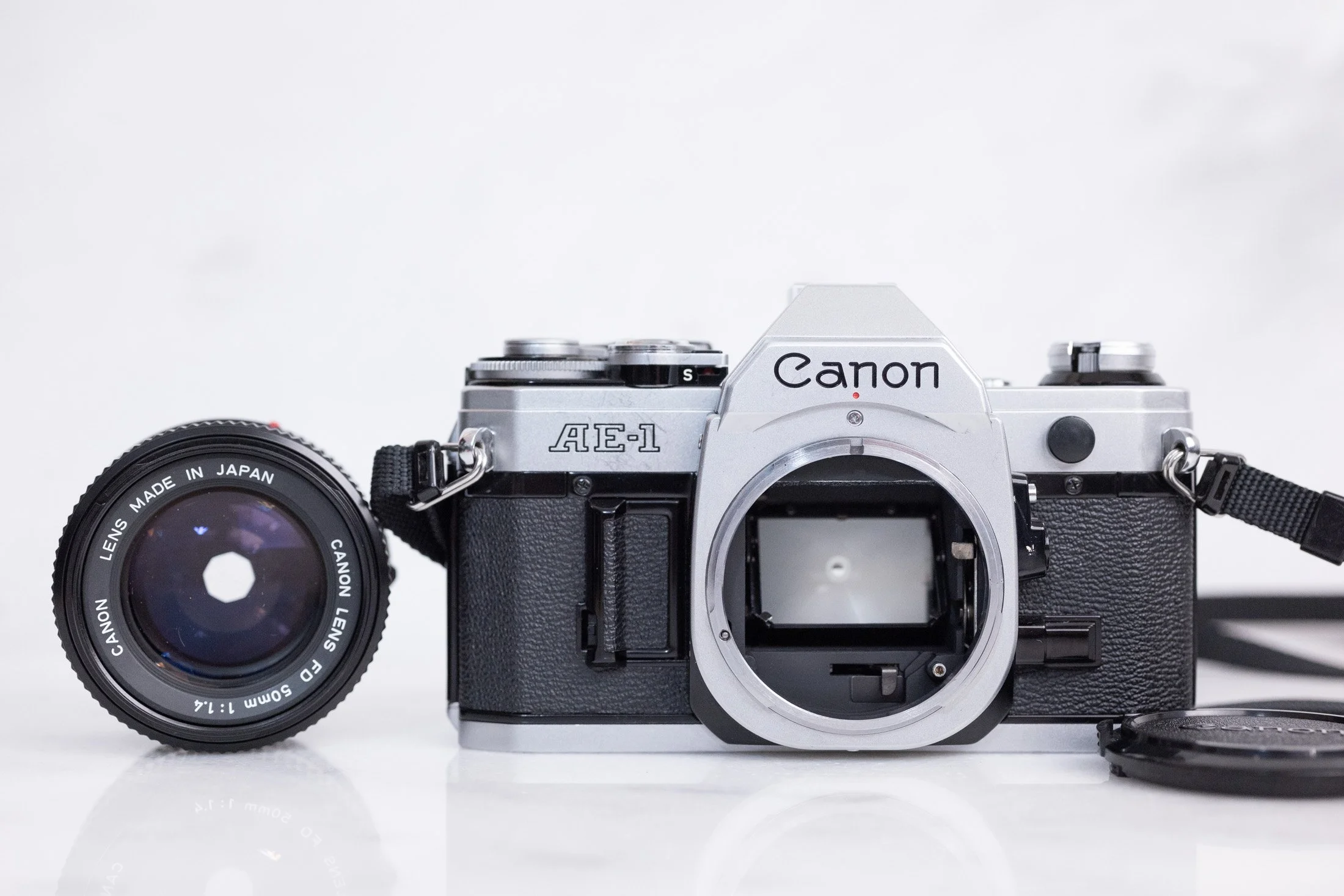 Ae Canon Film Dslr Canon AE-1 35mm Film SLR Camera With Canon FD