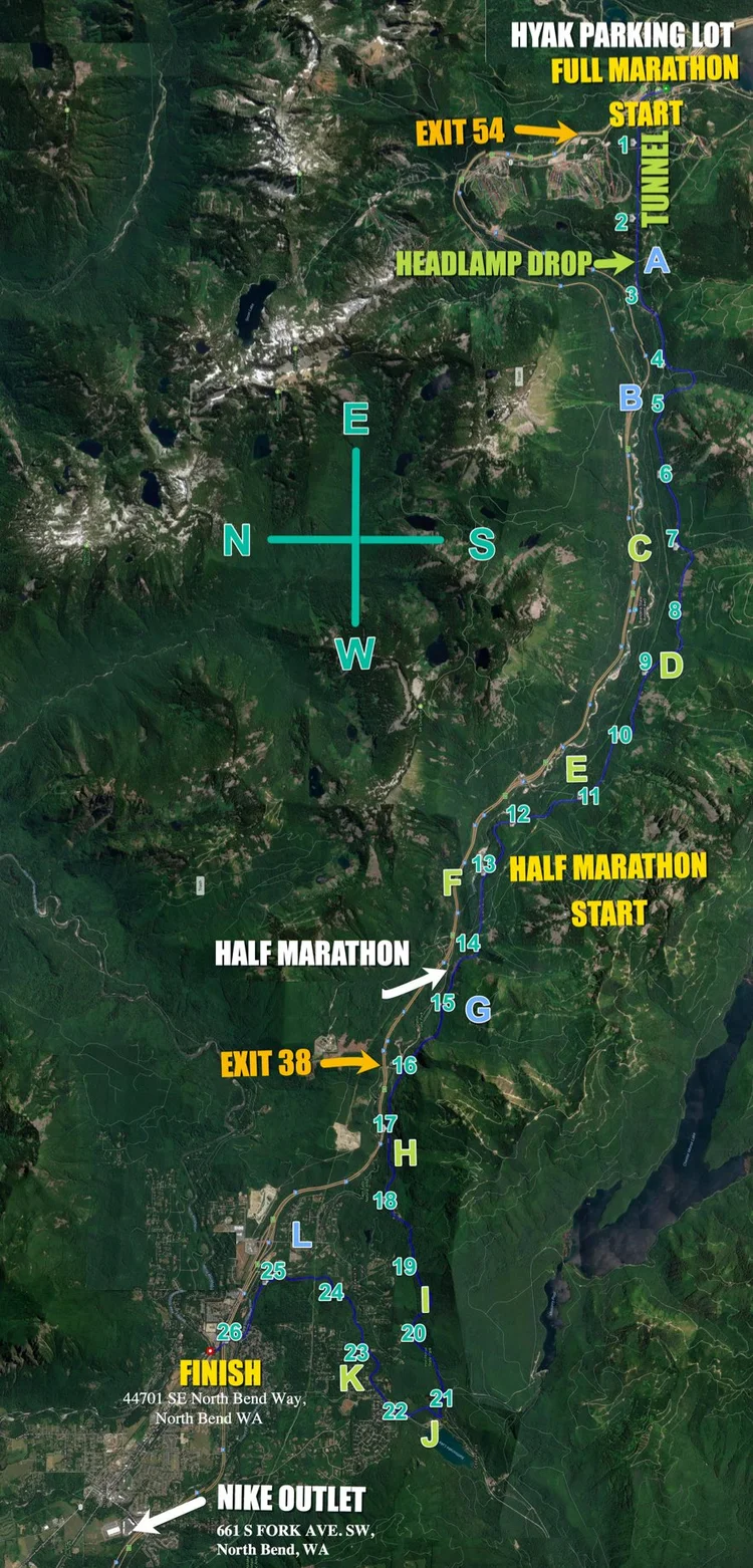 THE MARATHON Jack & Jill's Downhill Marathon & Half Washington