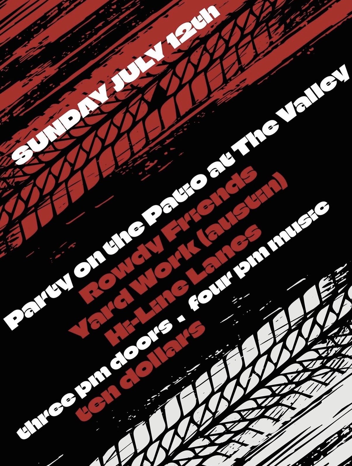 Party on The Patio!  Rowdy Friends  // Yard Work (Austin, Texas) // Hi-Line Lanes