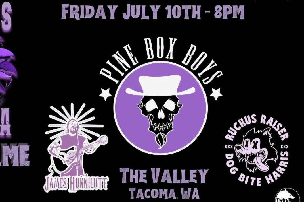 Patio Show!!!!! Pine Box Boys  - James Hunnicutt  - Dog Bite Harris  ---Friday July 10th 8:00pm Show21+