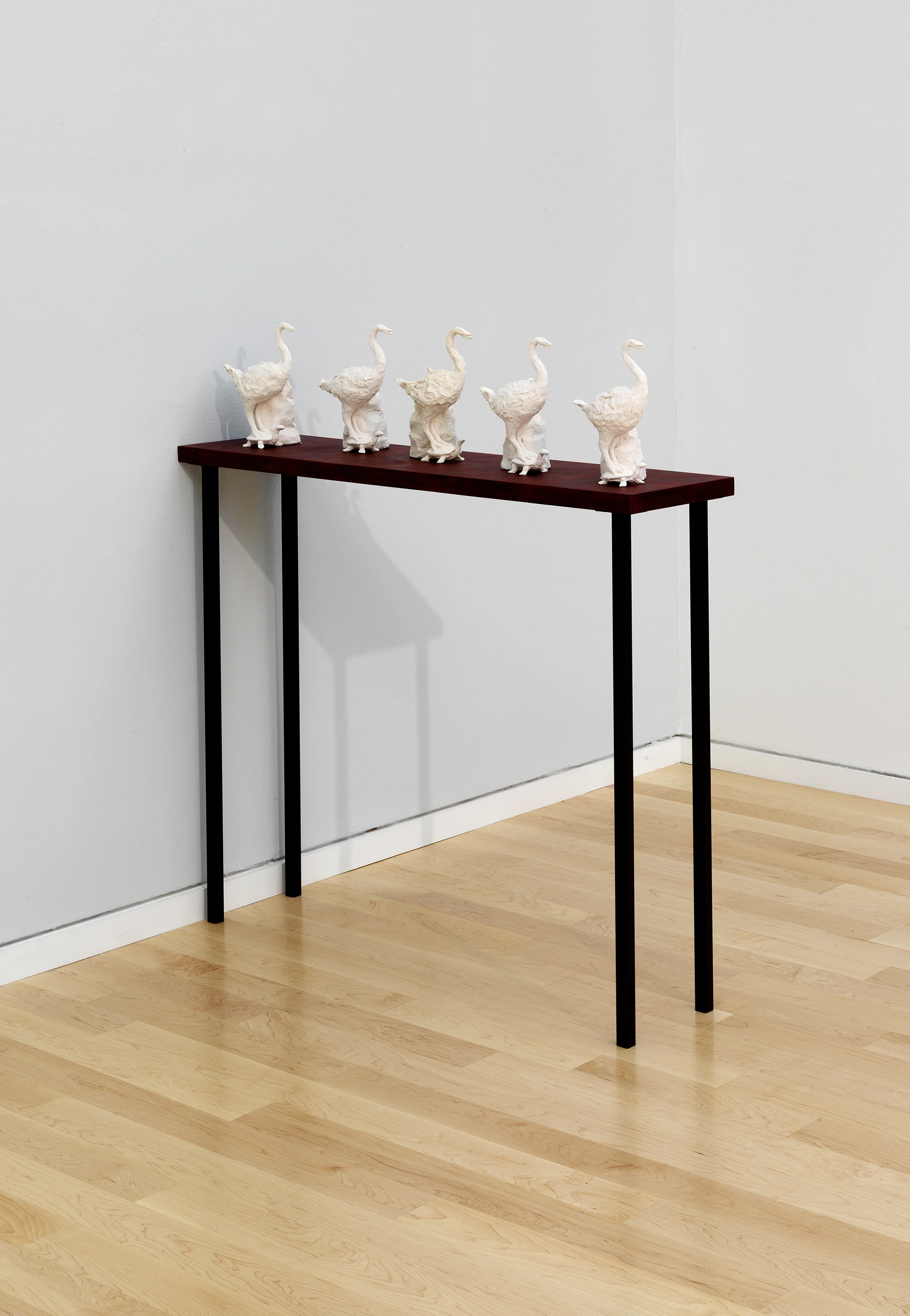Meanwhile a Bird, Ceramics, wood, metal 50 H x 45 W x 12" W