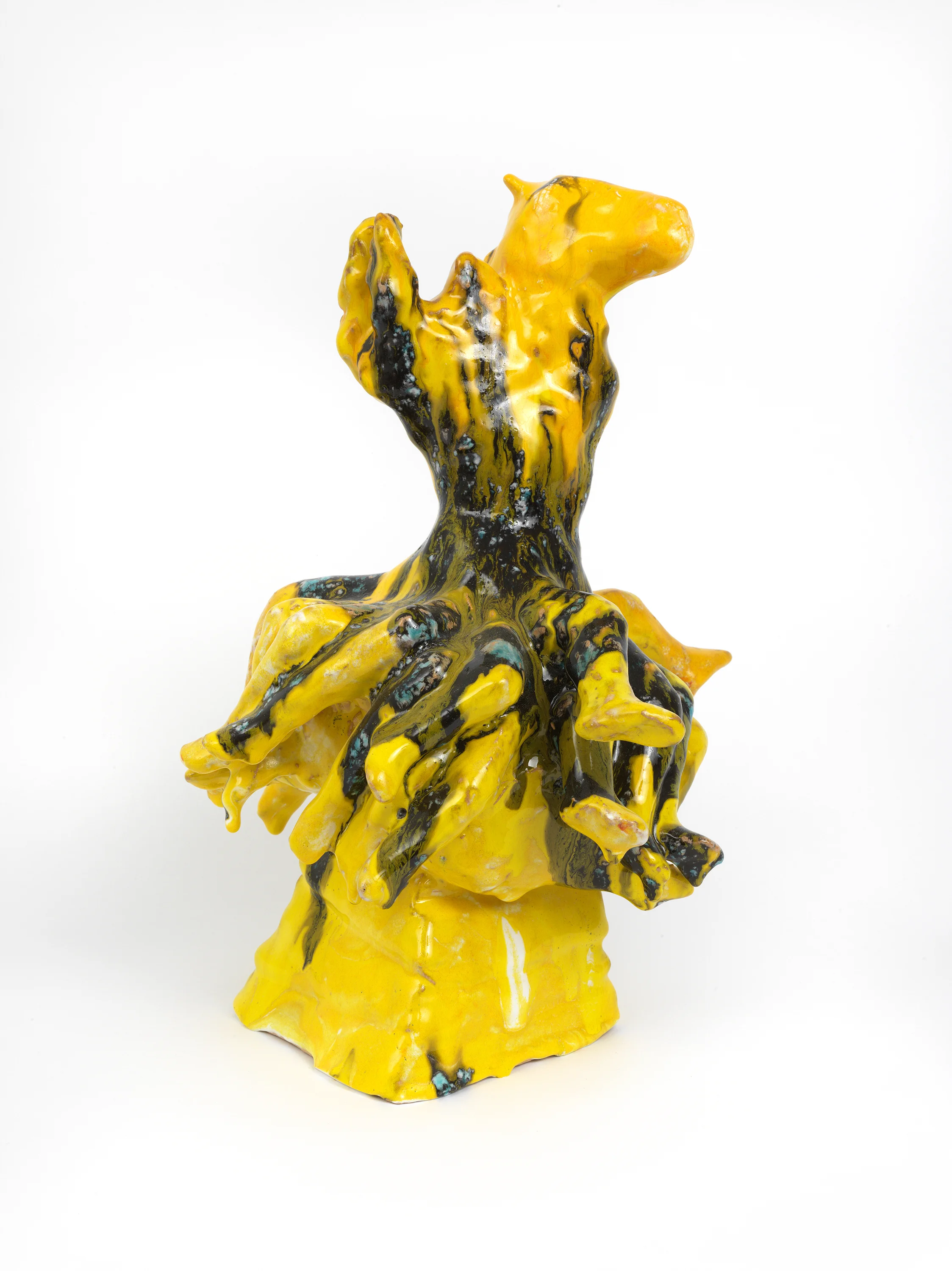 Leopard I, Ceramics, 15 H x 11 W x 10" D