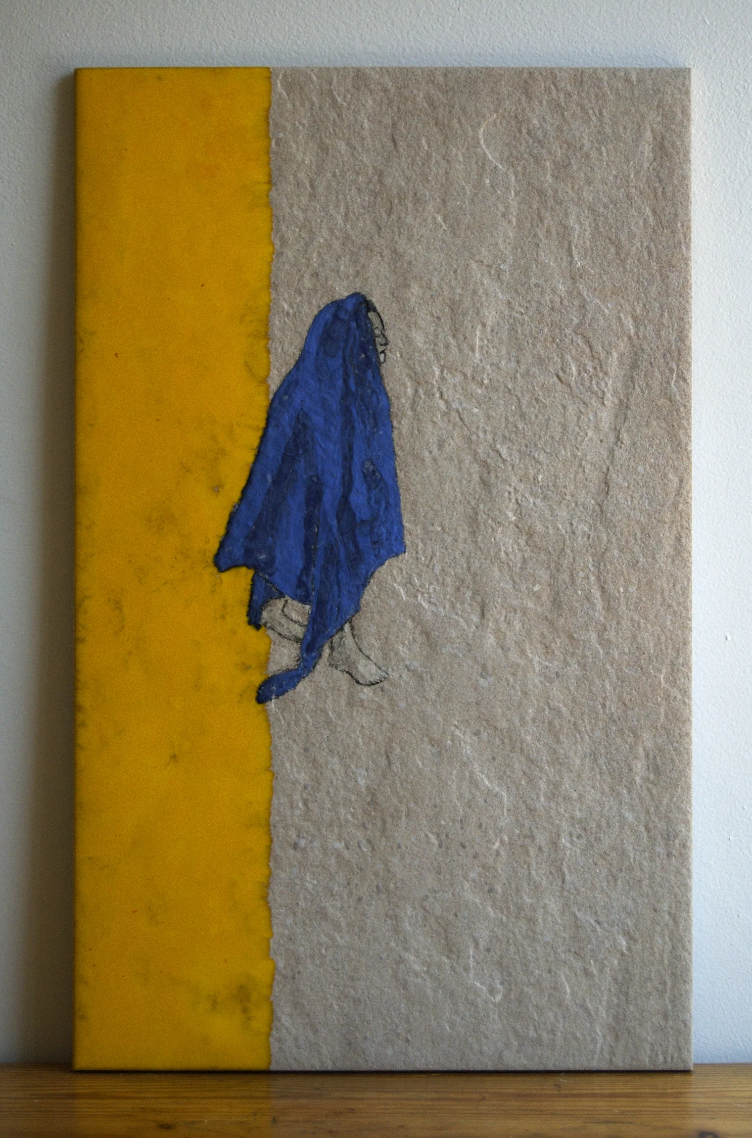Soliloquy, Ceramic tile, glaze, 21" x 13"