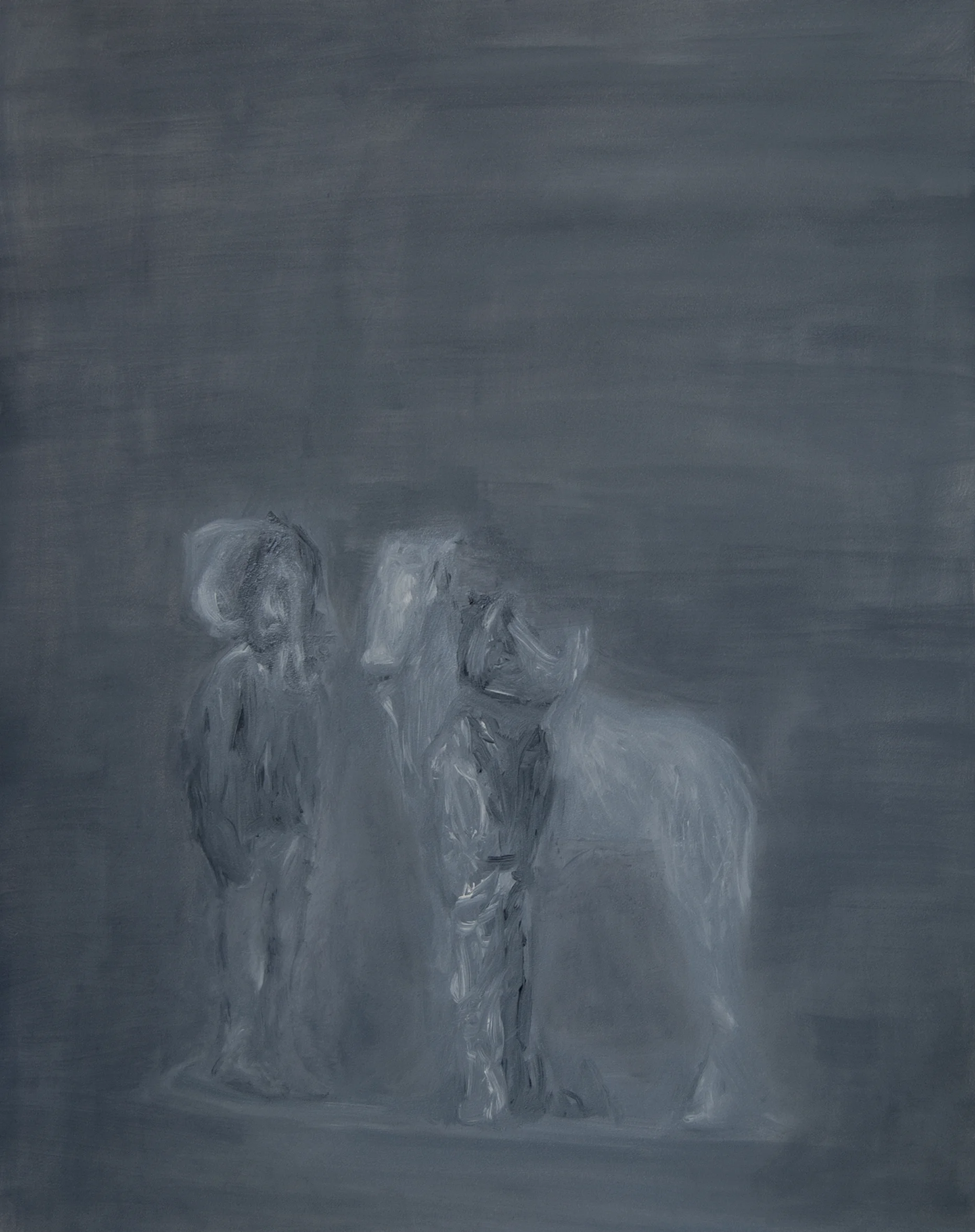 Trace Elements VIII, Oil on panel, 14" x 11"