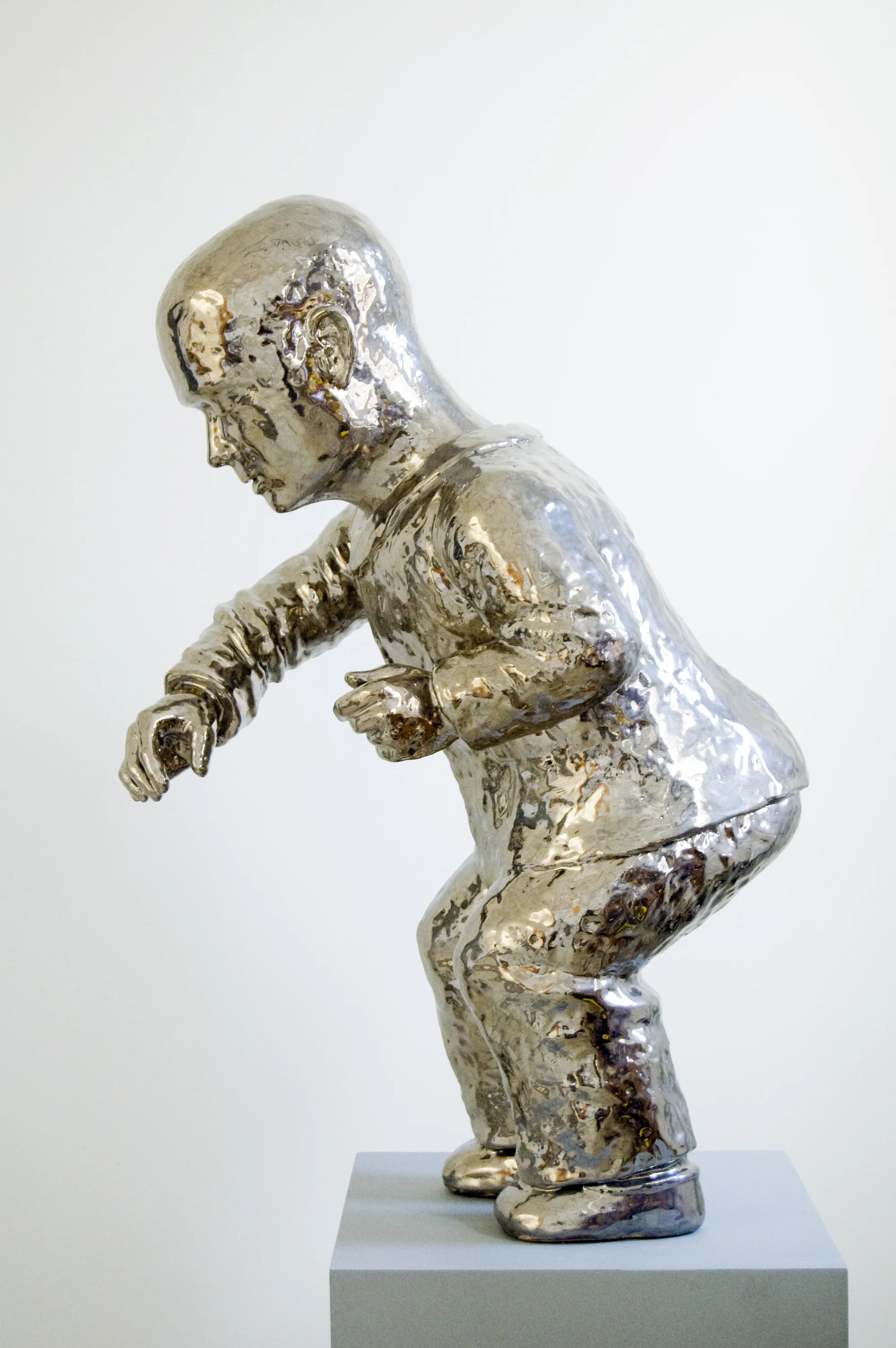 Found. Conversations with a Bird VI Ceramics, Luster 34" H x 27" x 18"