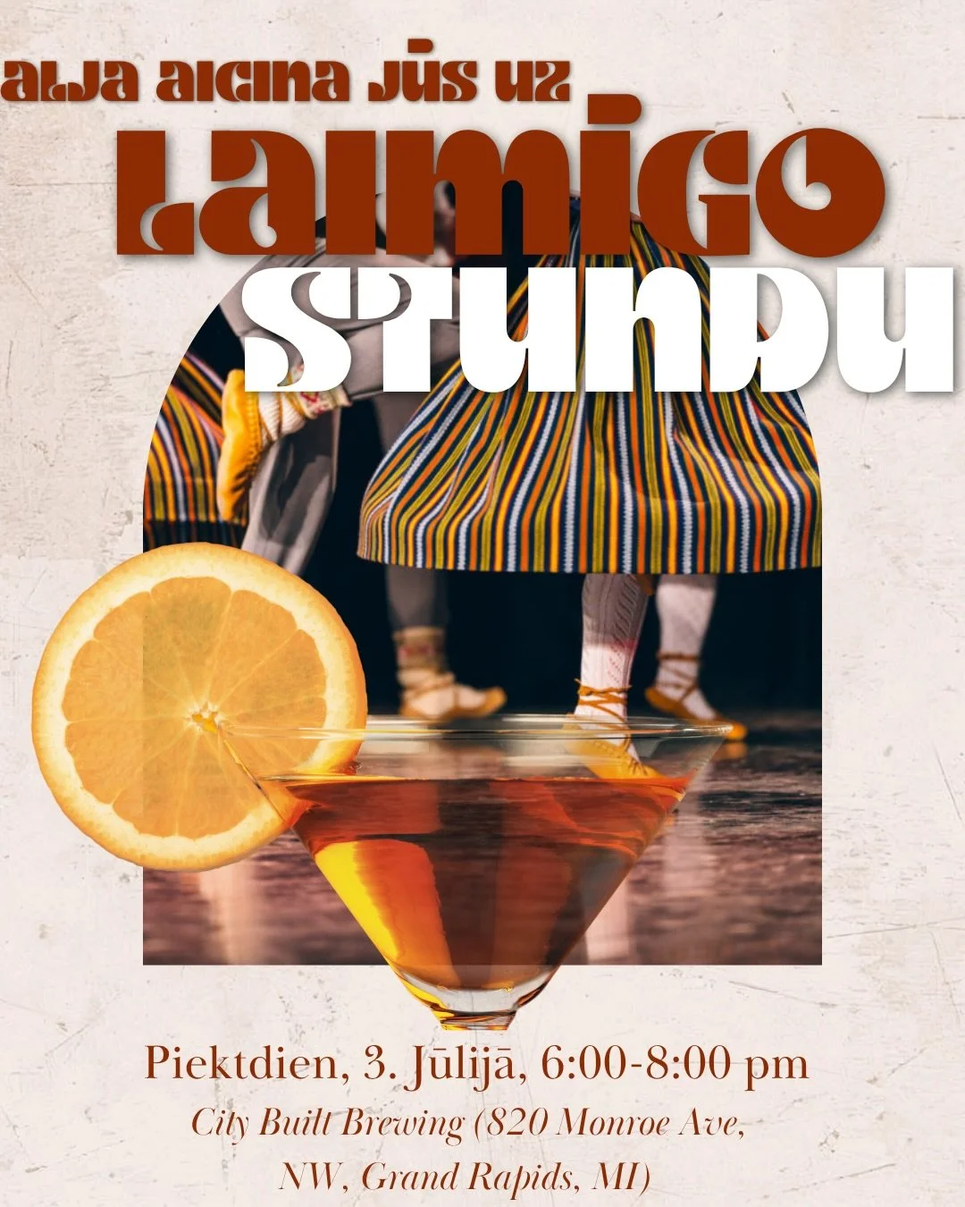 Tiekamies Grand Rapids?
Pievienojieties mums mūsu laimīgajā stundā Grand Rapid Dziesmu Svetkos!
Tiekamies piektdien, 3. jūlijā, pulksten 6:00 pm City Build Brewing (820 Monroe Ave, NW, Grand Rapids, MI)
Aicināti visu vecumu jaunie&scaron;i un ir atvē