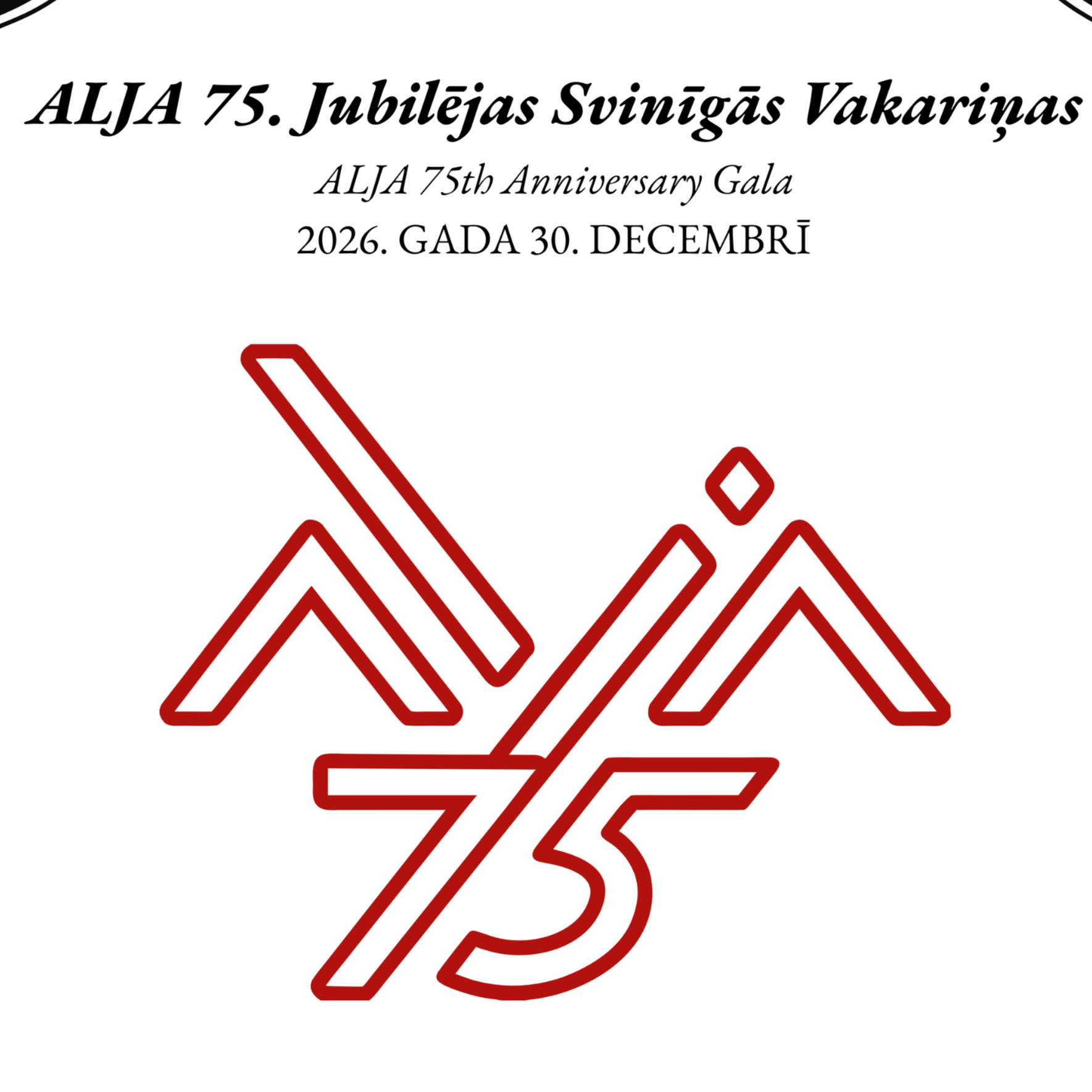 ALJA 75th Vakariņas