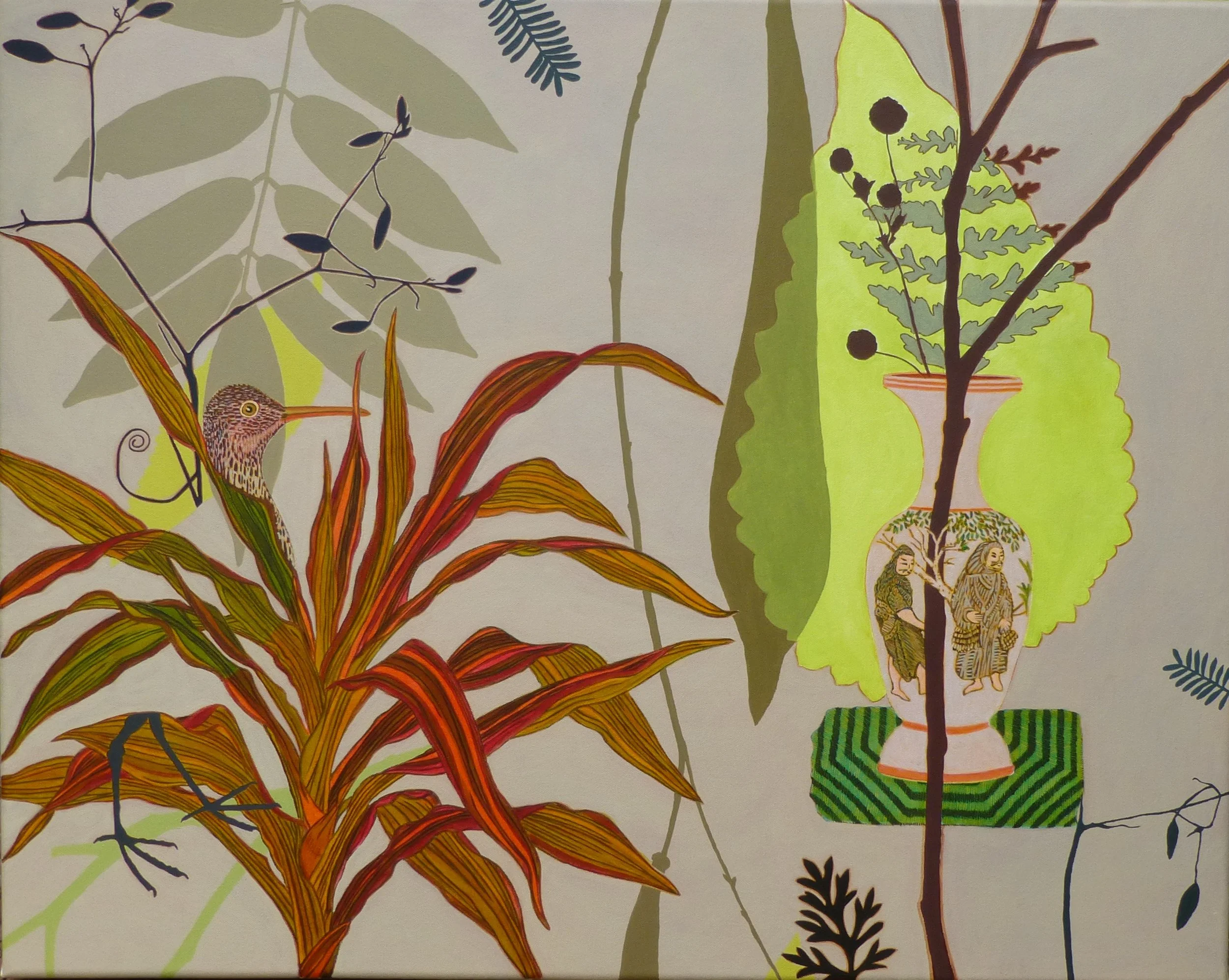 Bird Pod, oil on linen, 61 x 76cm